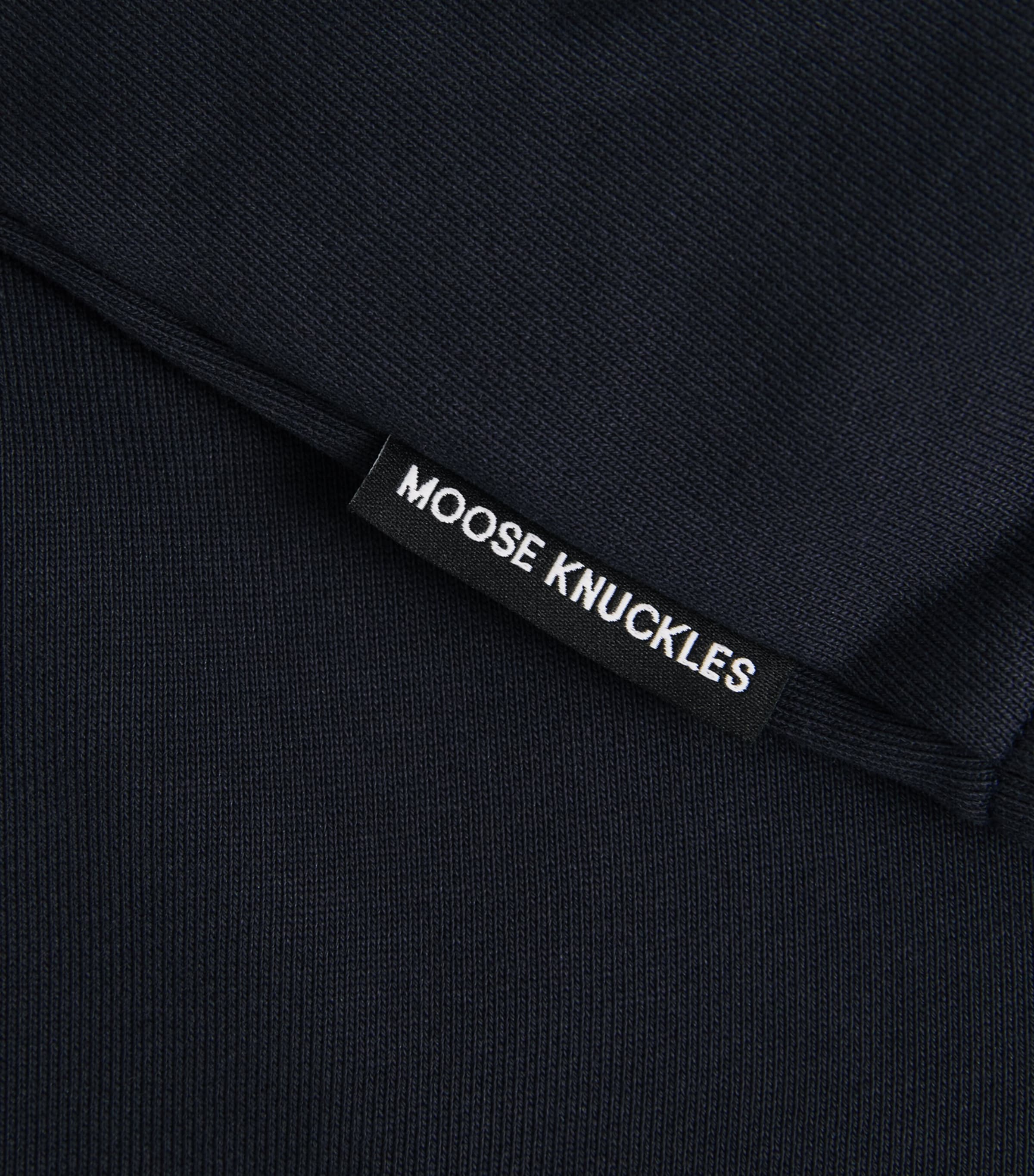 Moose Knuckles Mens Hartsfield Zip-Up Hoodie Navy Image 6