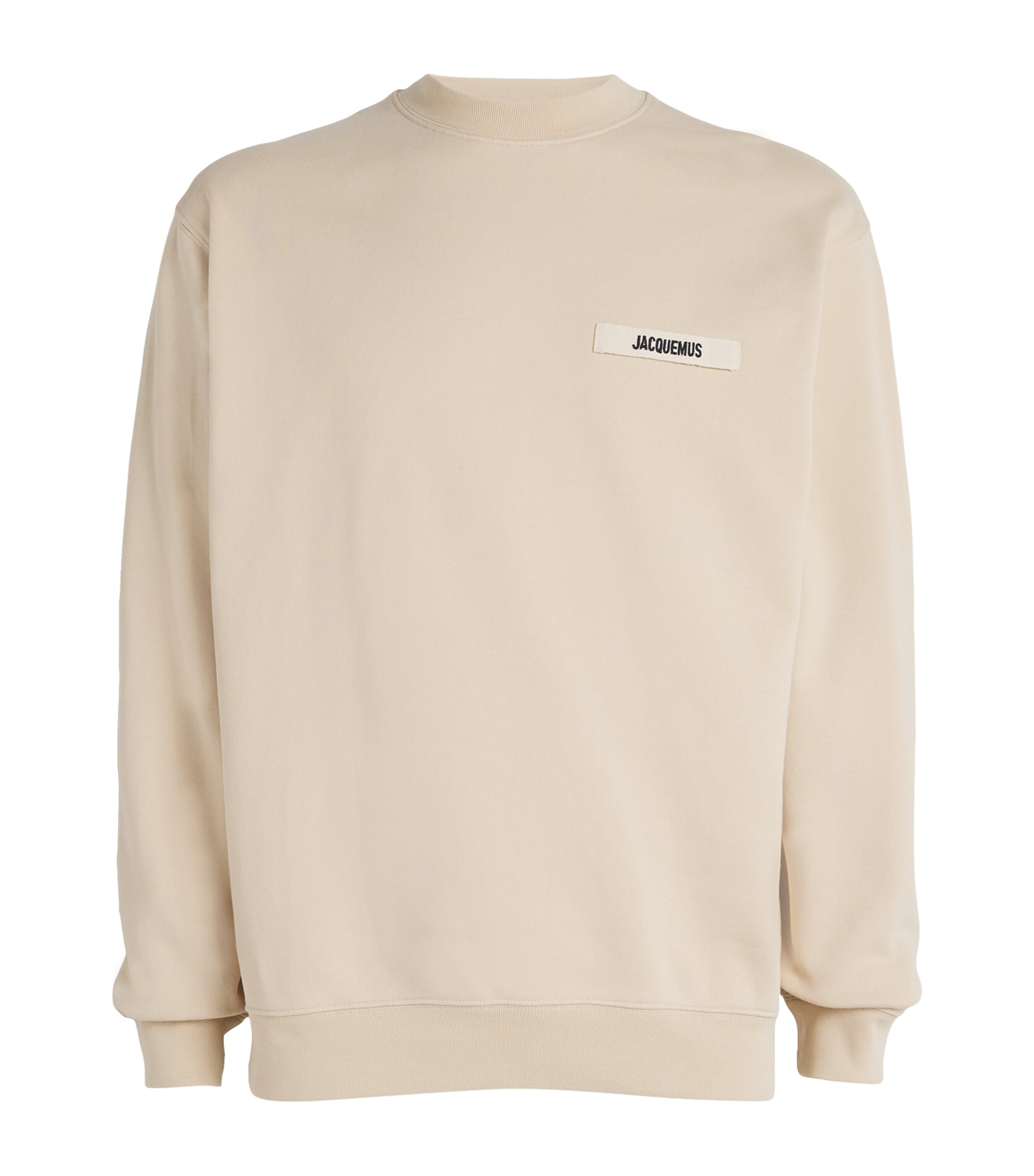 Jacquemus Cotton Sweatshirt In Neutral