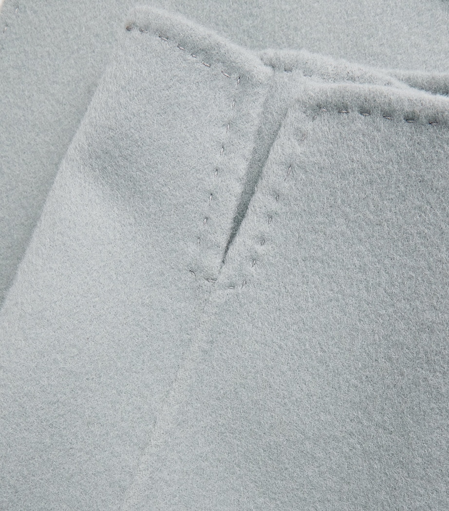 Wolk Morais Womens Cashmere Paletot Jacket Mist Image 5
