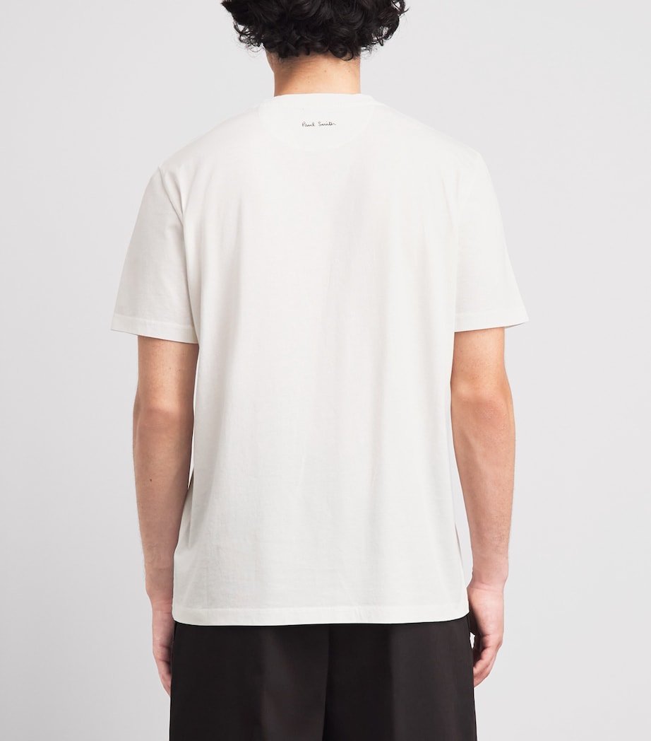 Paul Smith Mens Cotton Cologne Print T-Shirt Image 5
