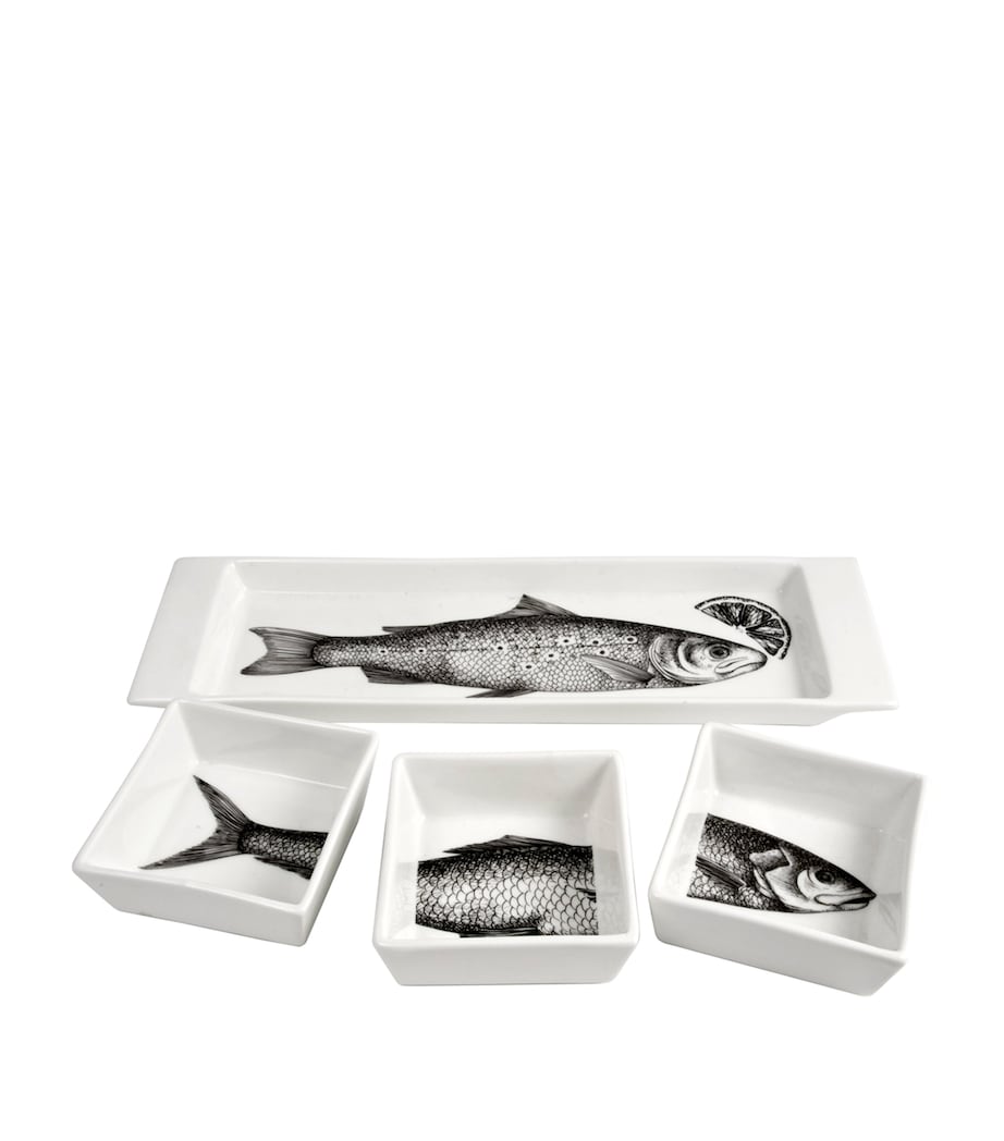 Porcelian Grande Pesci Appetizer Set MULTI Image 2