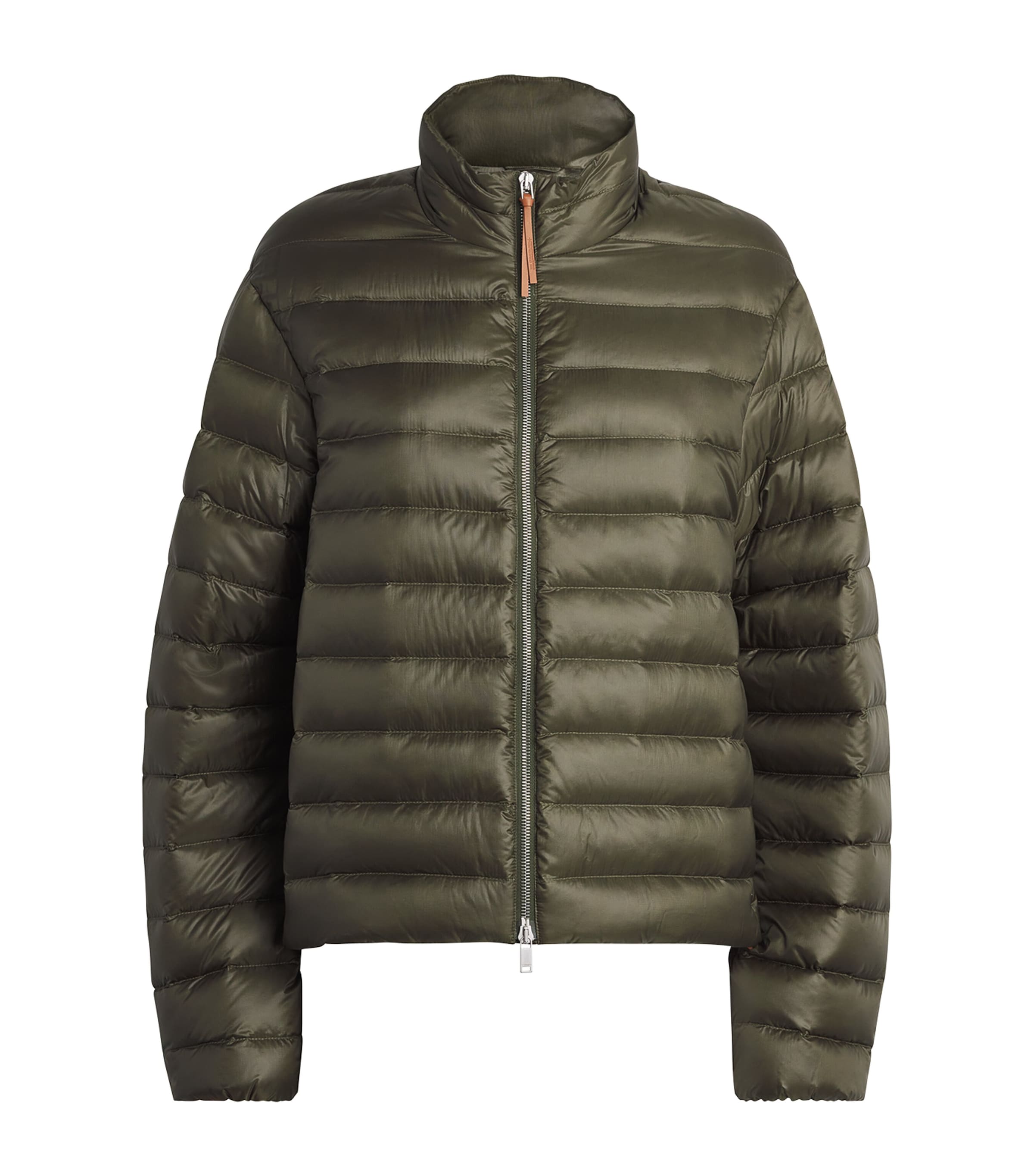 Jil Sander Down Padded Jacket In Green