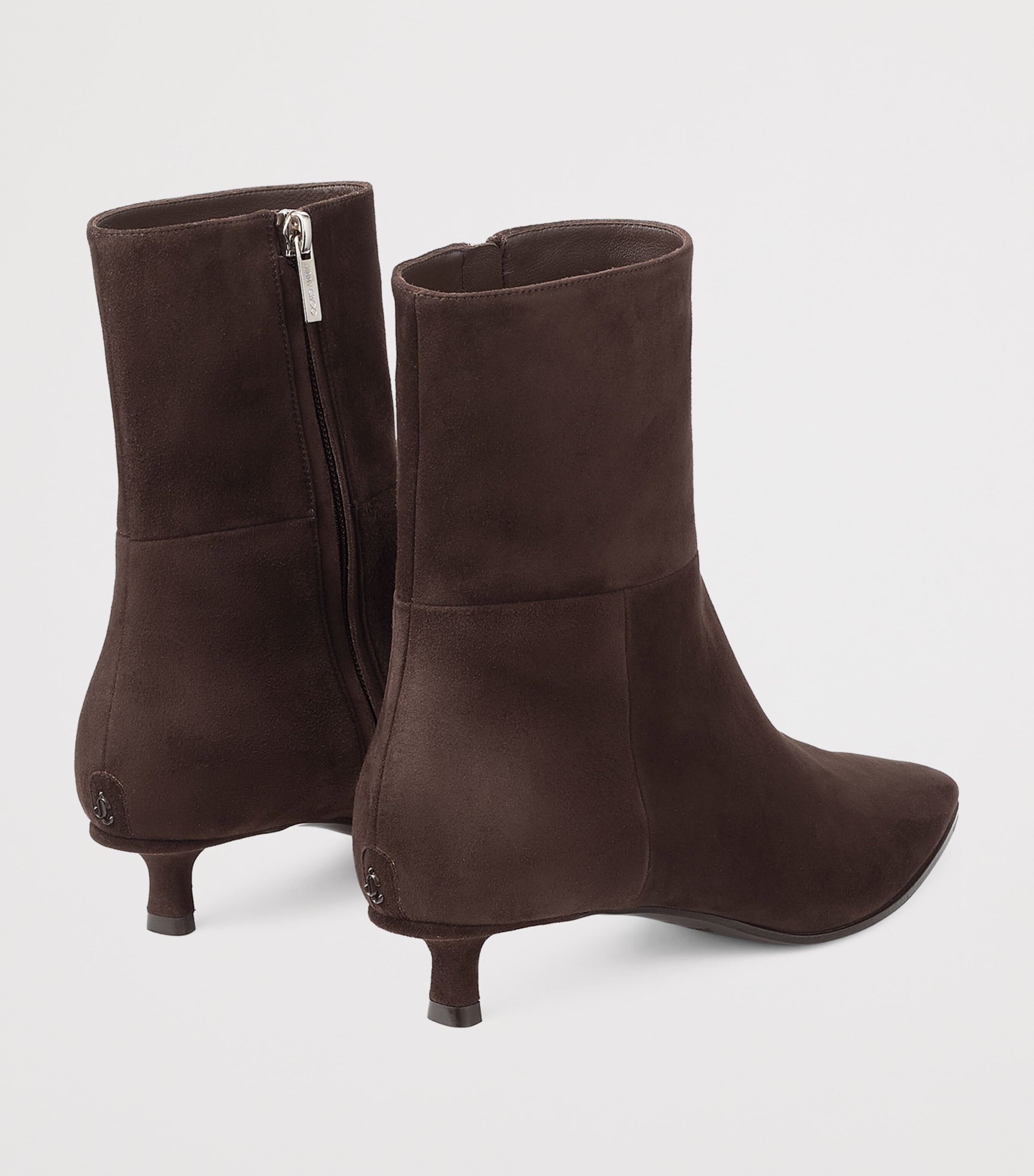 Lory 35 Suede Ankle Boots CHOCOLATE Image 3