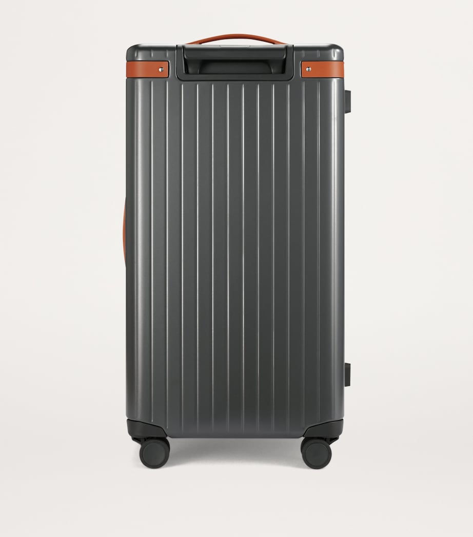 Trunk Spinner Check-In Suitcase (73cm) GREY/ COGNAC Image 4