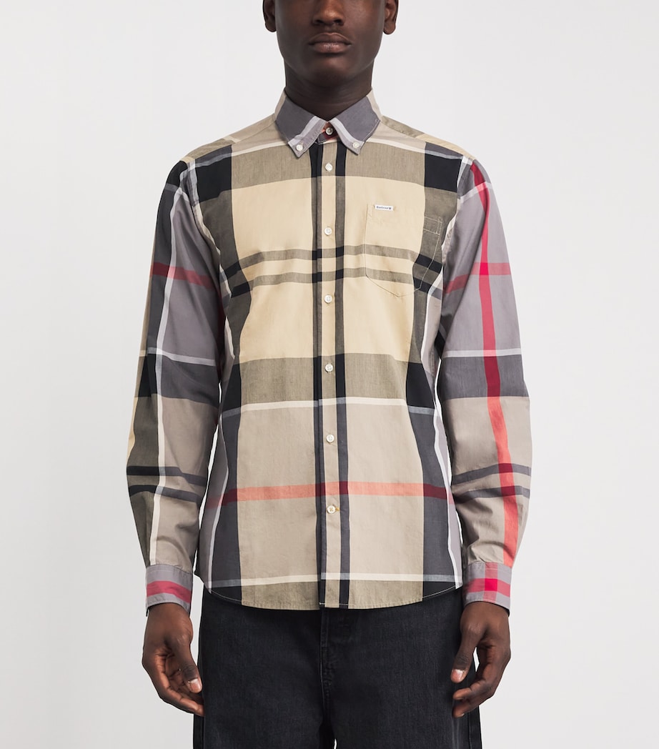 Cotton Harris Tailored Shirt DRESS TARTANTN31 Image 3