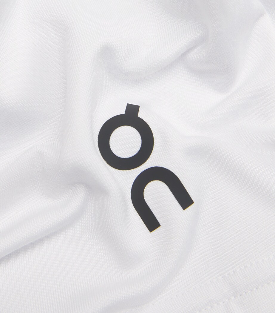 Long-Sleeve Studio Crop Top WHITE Image 5