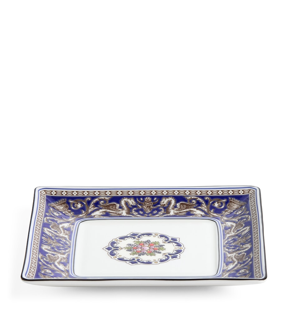 Florentine Marine Square Tray (14cm) BLUE Image 2