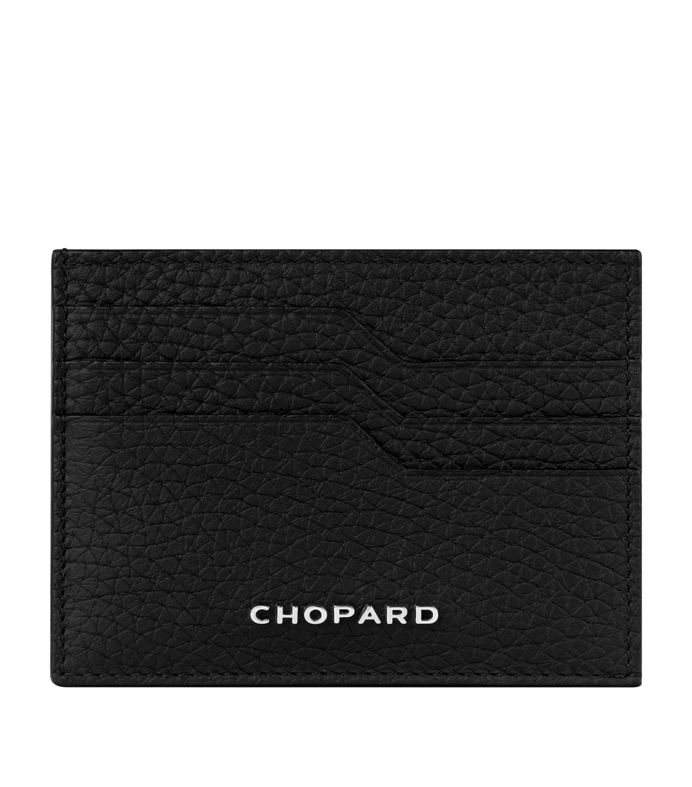 Small Leather Heritage Card Holder BLACK Image 1
