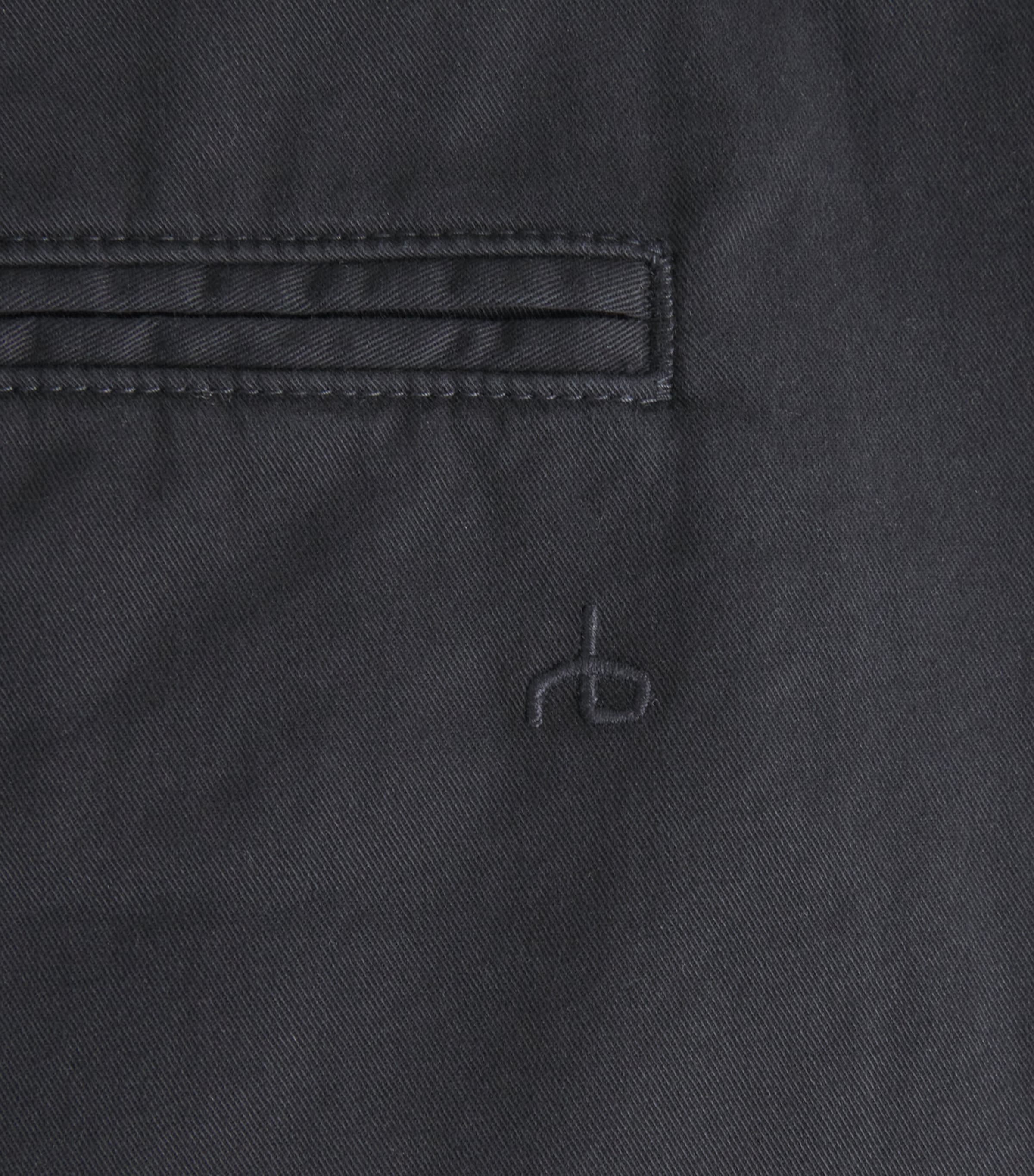 Rag & Bone Mens Cotton Pleated Baggy Chinos Black Image 6