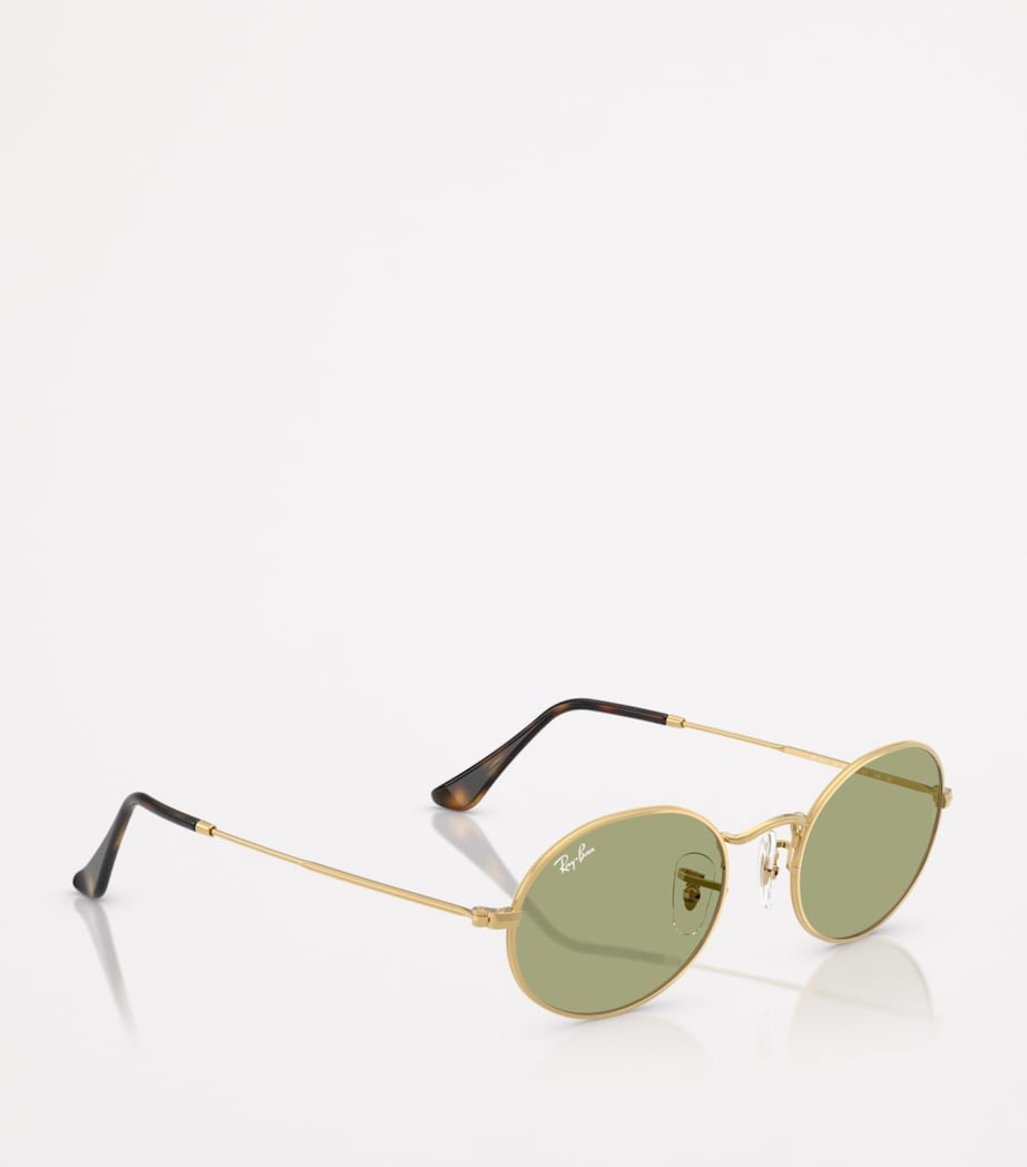RB3547 Oval Metal Sunglasses 001/4E Image 6