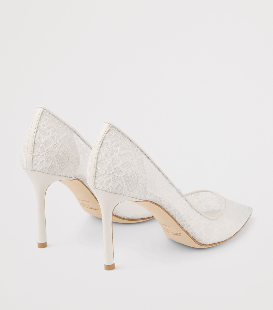 Jimmy Choo Romy 85 Lace Pumps Ivory Image 5