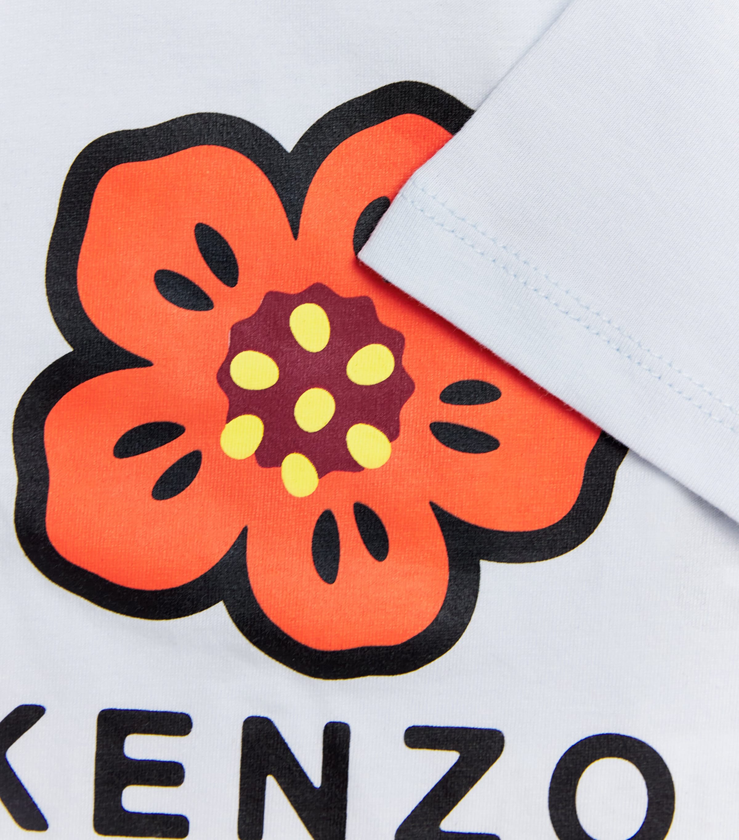 Cotton Flower Logo T-Shirt (6 Months-2 Years) 77MPALE BLUE Image 3