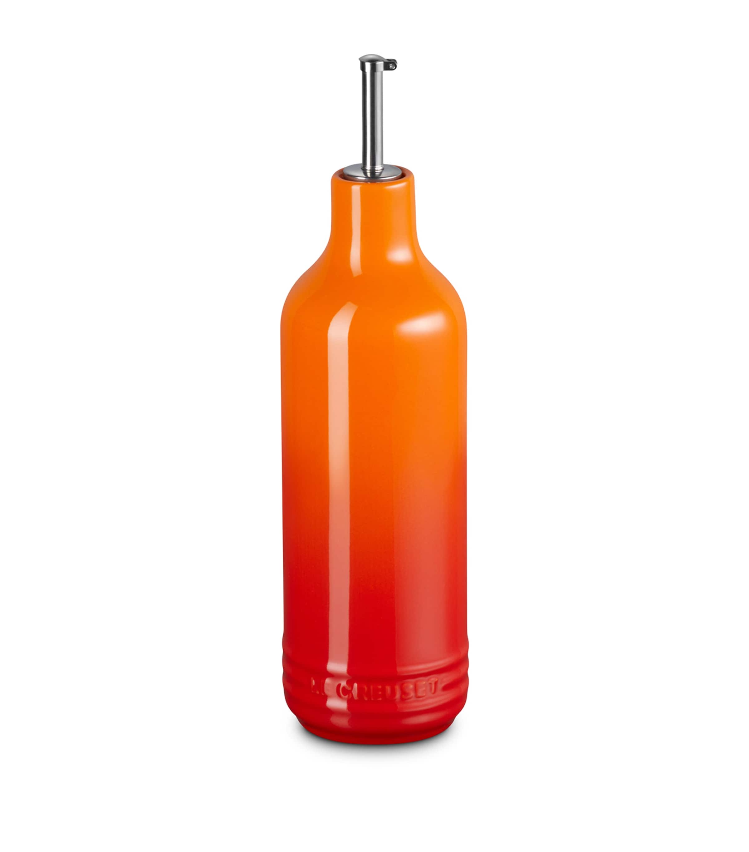 Le Creuset Stoneware Signature Oil Cruet In Orange