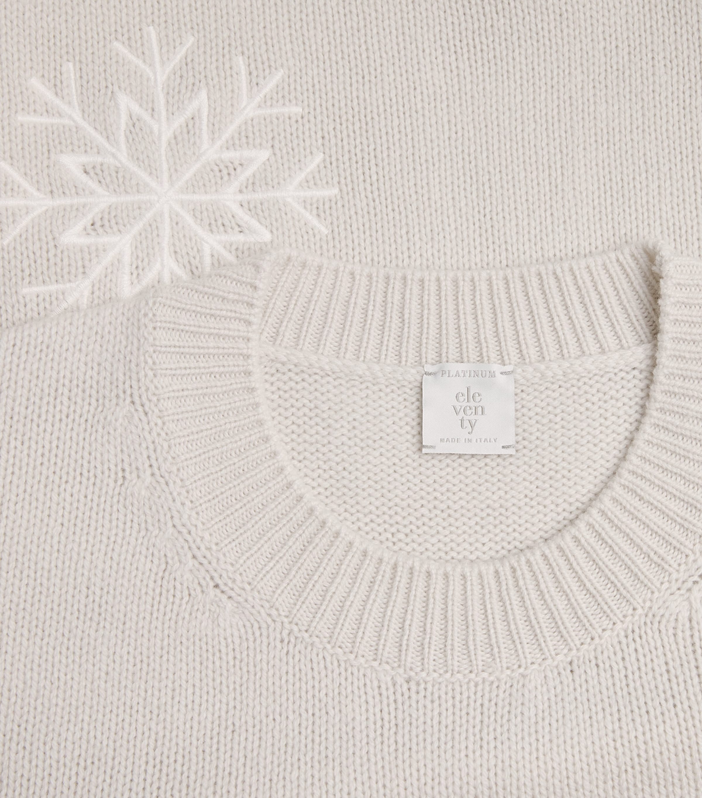 Wool Snowflake Sweater SABBIA Image 5