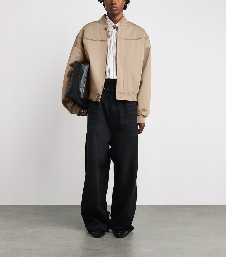 Gas Station Bomber Jacket TRAVERTINE Image 2