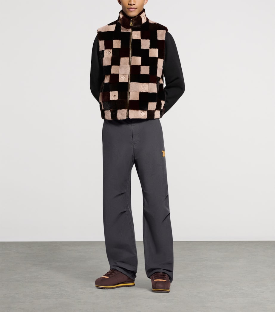 Mink Damier Gilet MULTICOLOURED Image 4