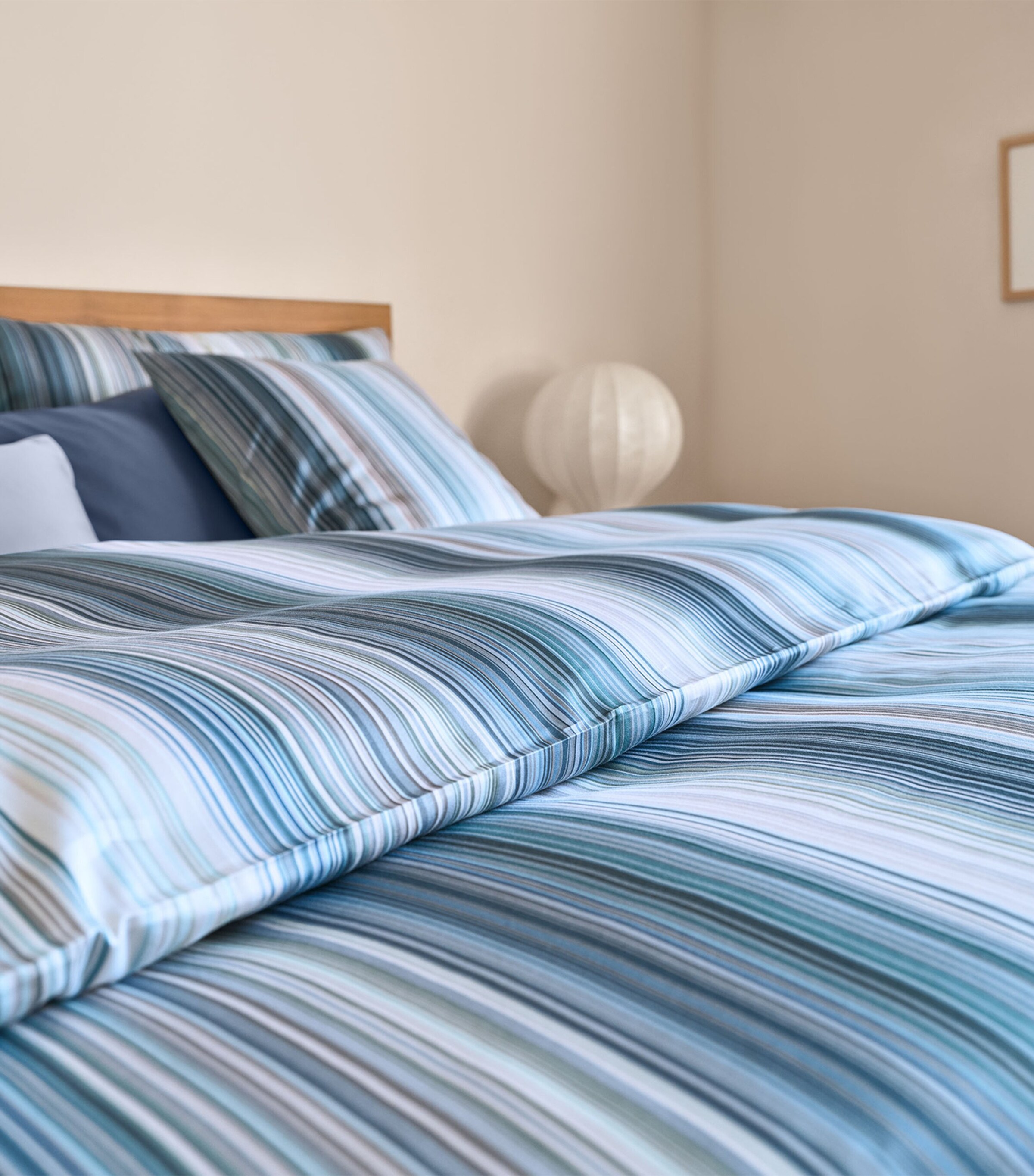 Schlossberg Cotton Stripe Loris Oxford Pillowcase (50cm x 75cm) Image 2