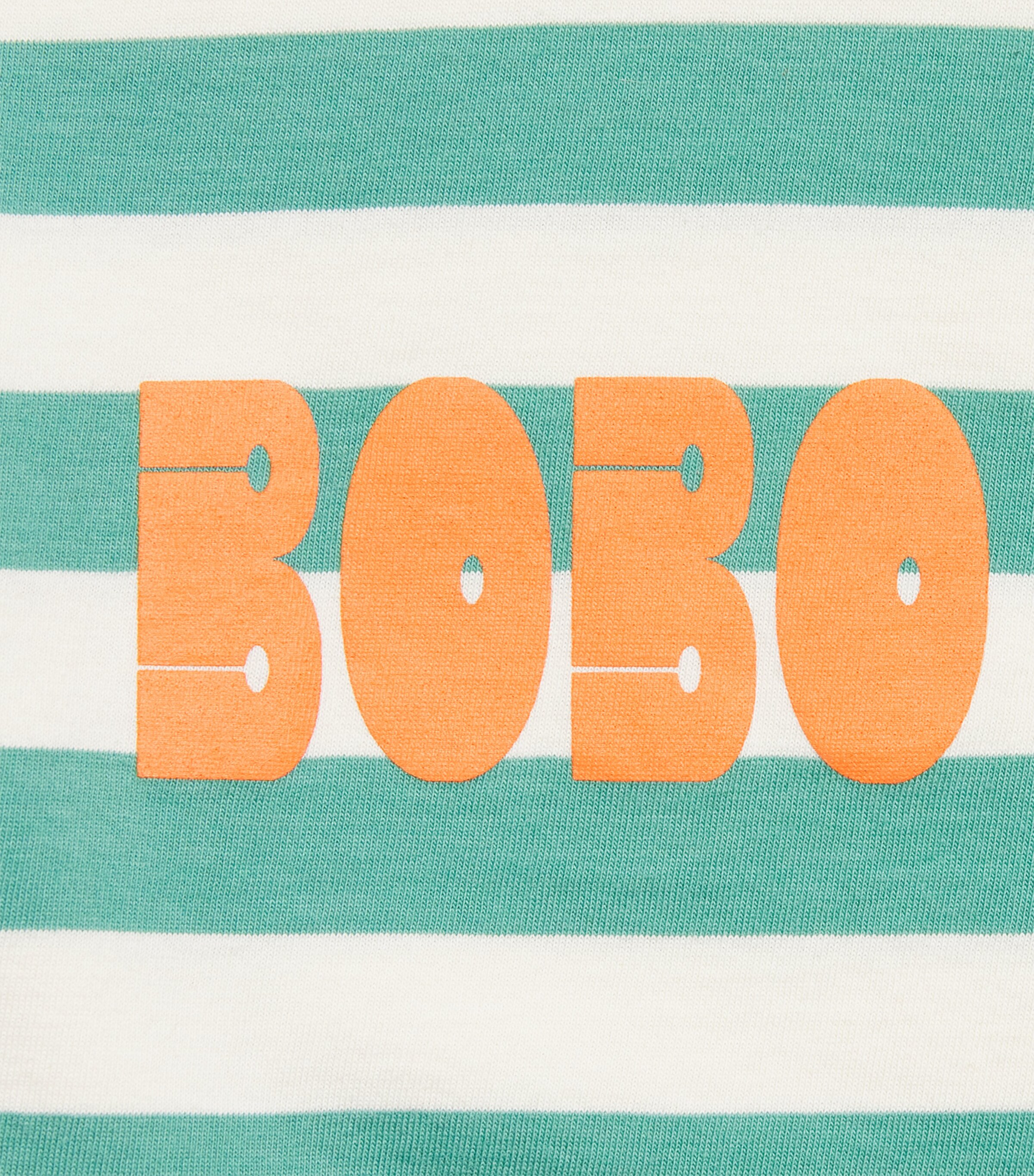 Bobo Choses Cotton Stripe T-Shirt Offwhite Image 3