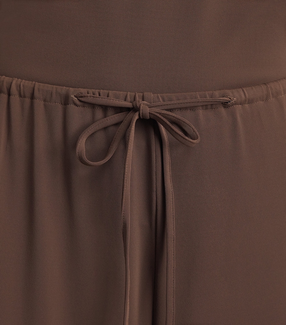 Eres Womens Drawstring Zelie Trousers Chocolat Noir Image 3