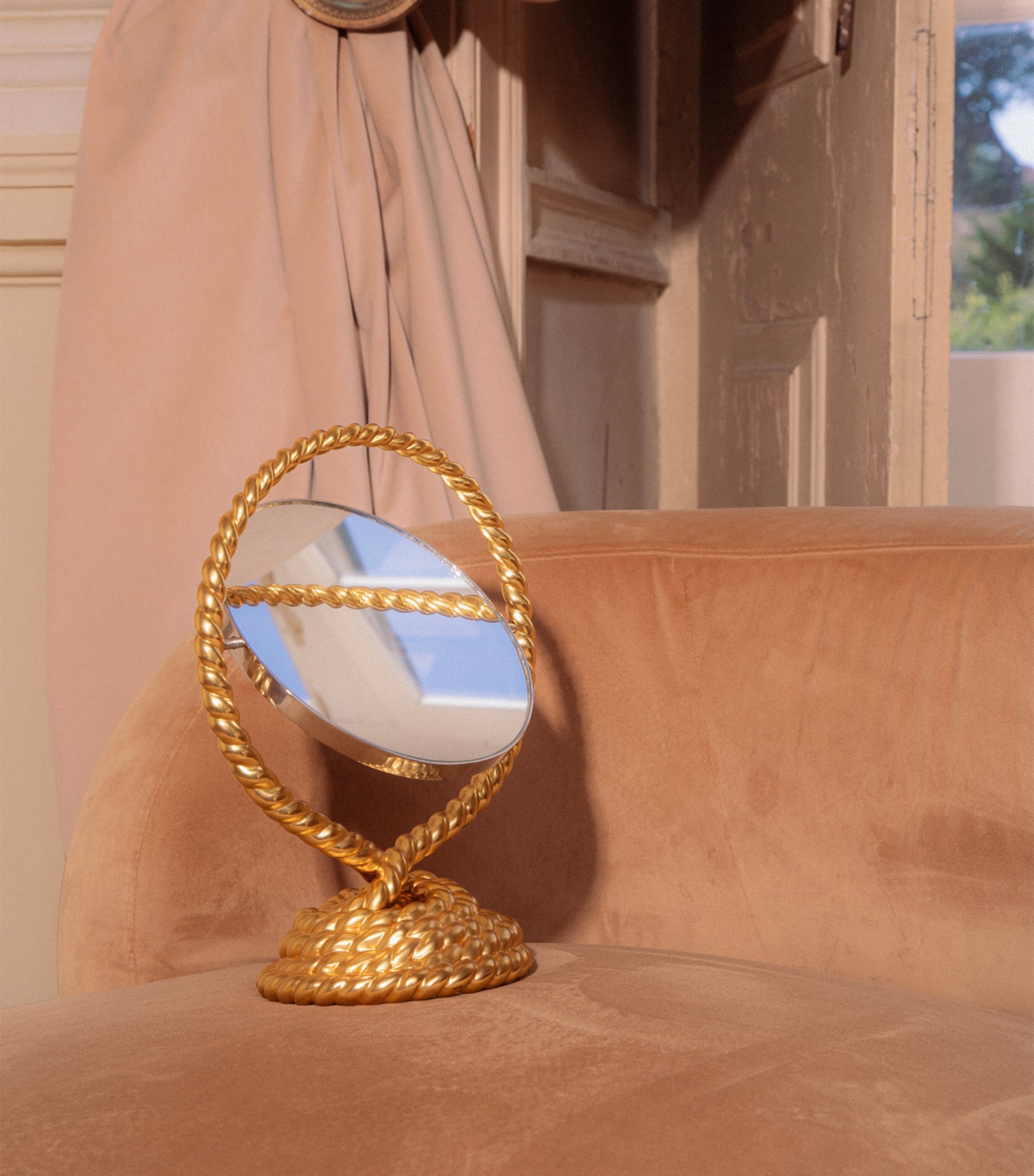 L'Objet x Jessica McCormack Corde Vanity Mirror (25cm) Image 4