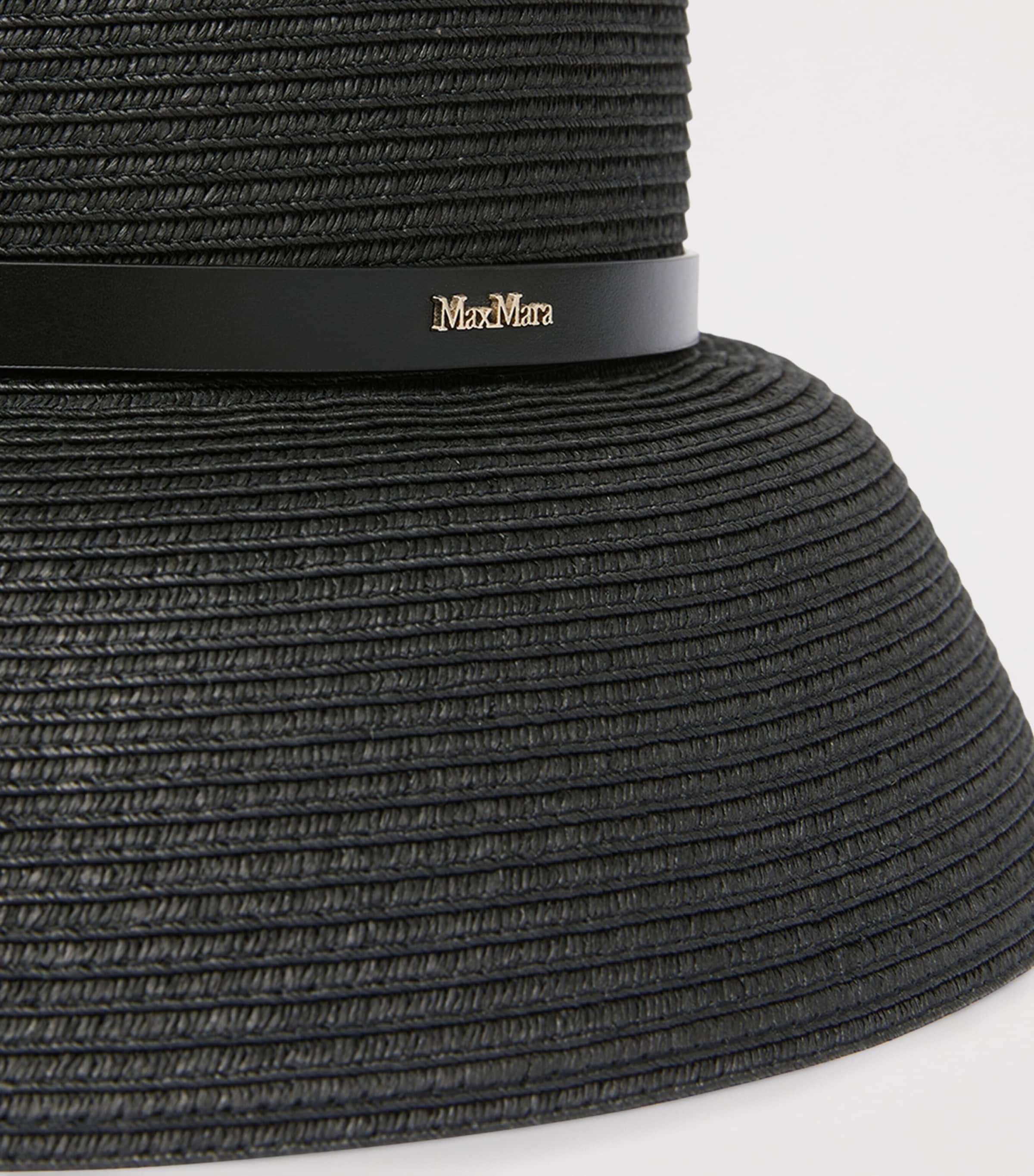 Wide-Brim Hat BLACK Image 2
