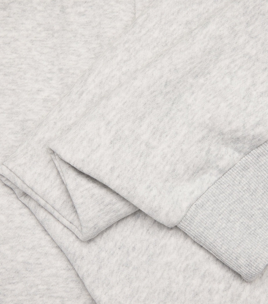 Fleece Lounge Tapered Sweatpants LIGHT HEATHER GREY Image 5