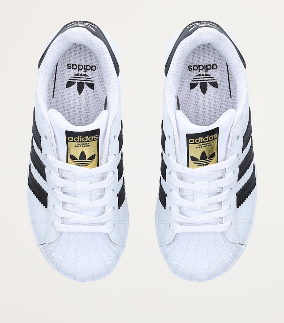 adidas Kids White Leather Superstar C Sneakers | Harrods US adidas Kids White Leather Superstar C Sneakers | Harrods US