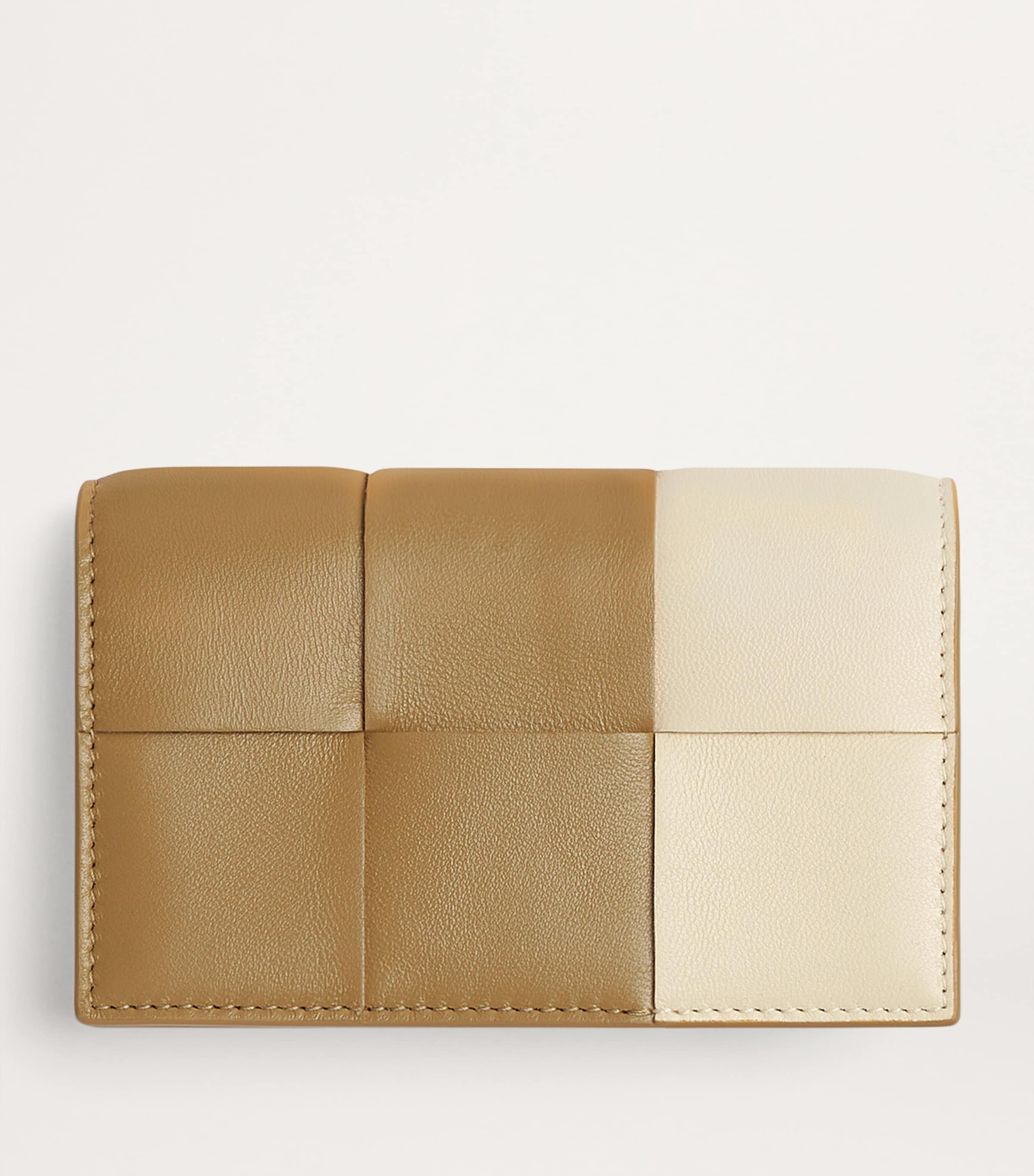 BOTTEGA VENETA アイボリー ケース Bottega Veneta Neutral Cassette Business Card Case | Harrods US