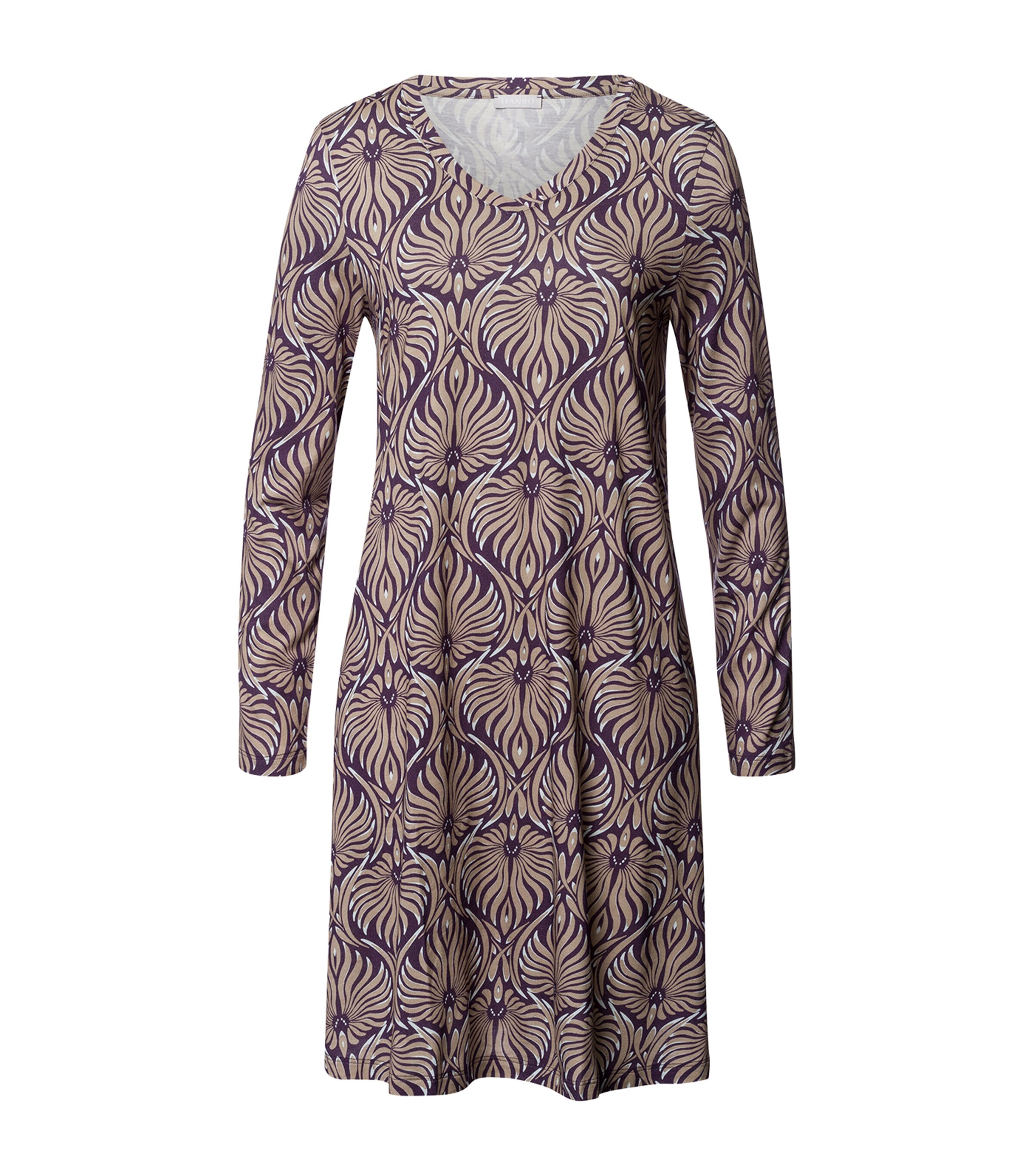 Hanro Cotton-Blend Damask Nightdress | Women Clothing | Nightwear | Nightdresses | Pyjamas | Loungewear | Lounge Bottoms | Designers | Hanro