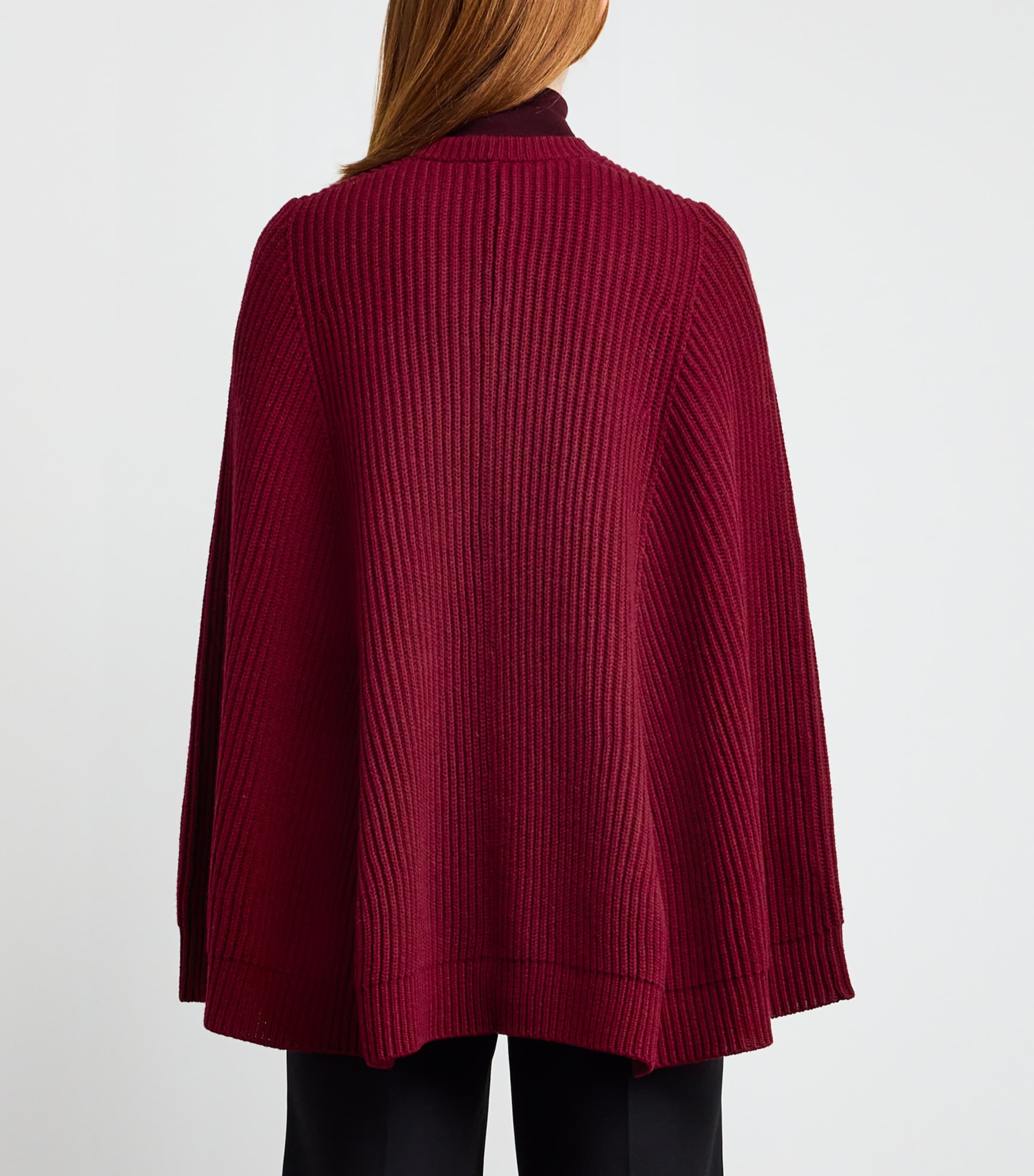 Wool-Cashmere Mini Dress RASPBERRY Image 6