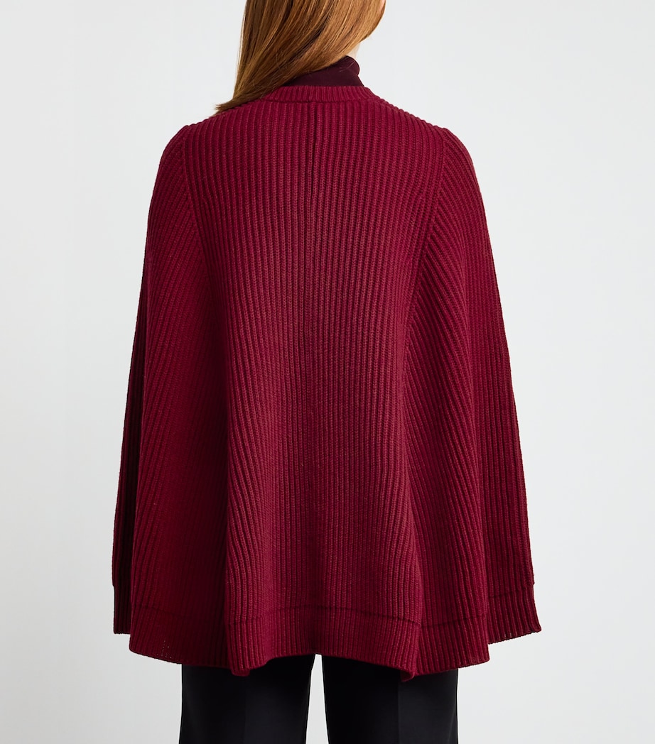 Wool-Cashmere Mini Dress RASPBERRY Image 6