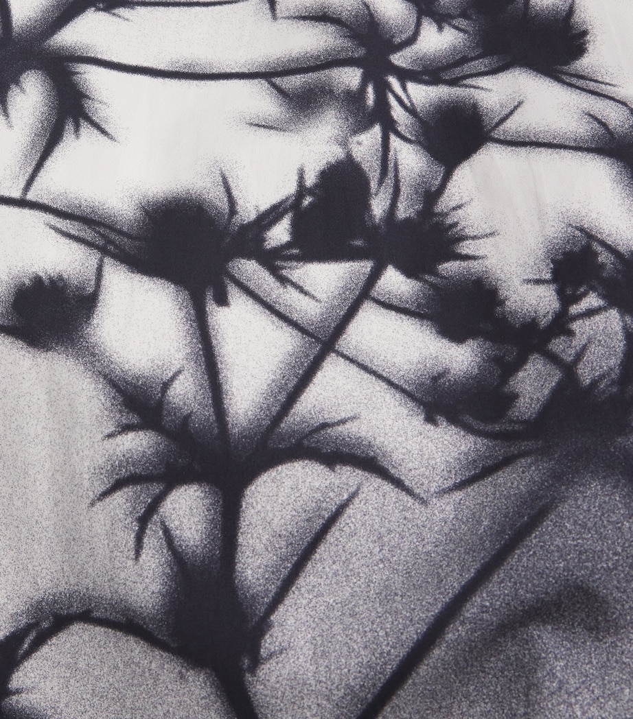 Cotton Thistle Print Shirt BLACK Image 5