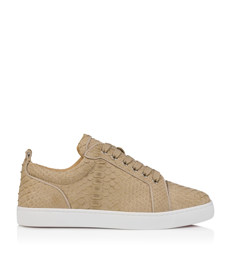 Christian Louboutin Louis Junior Orlato Python Sneakers Image 1