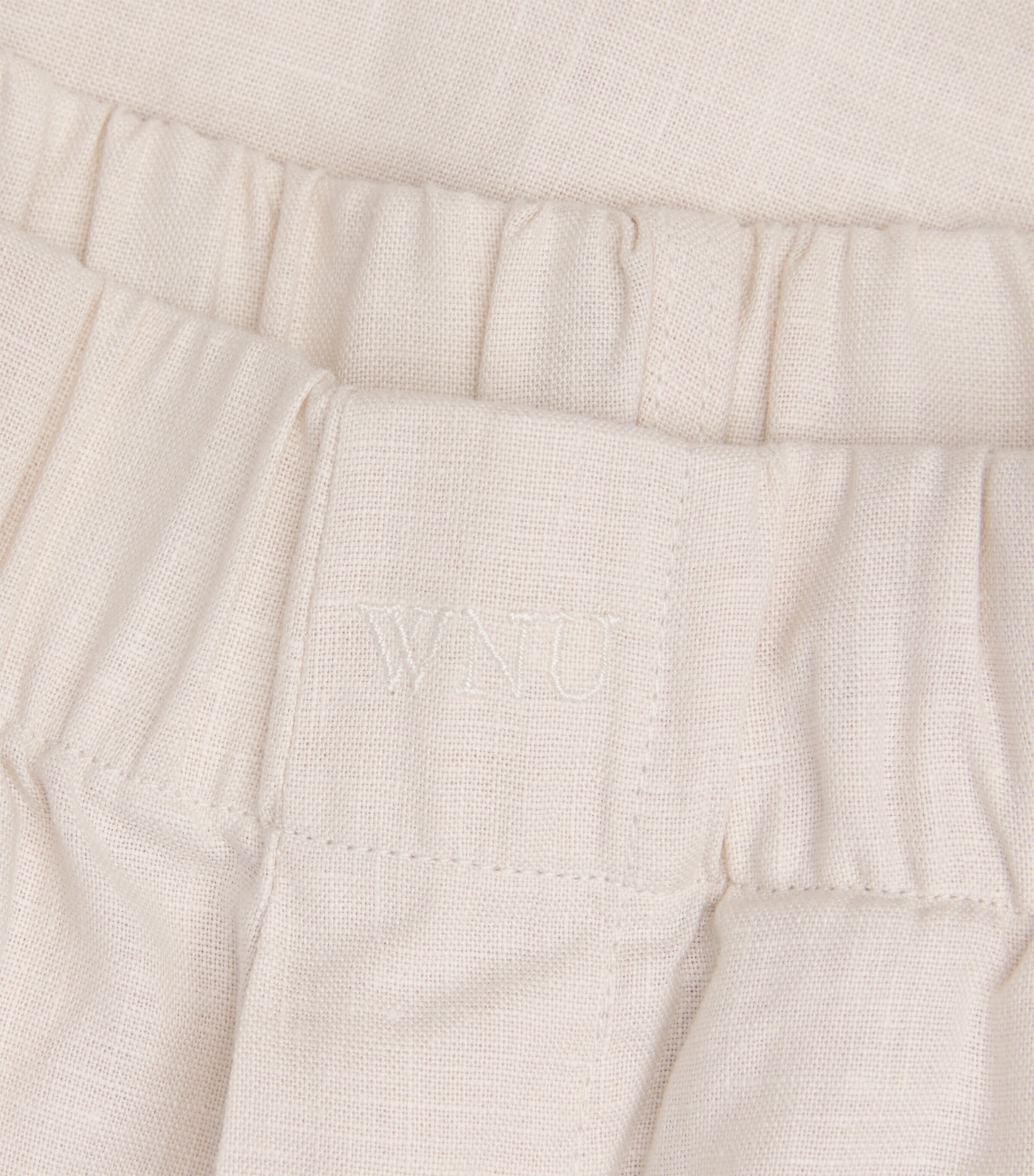 With Nothing Underneath Womens Hemp The Palazzo Trousers Parchment Image 5