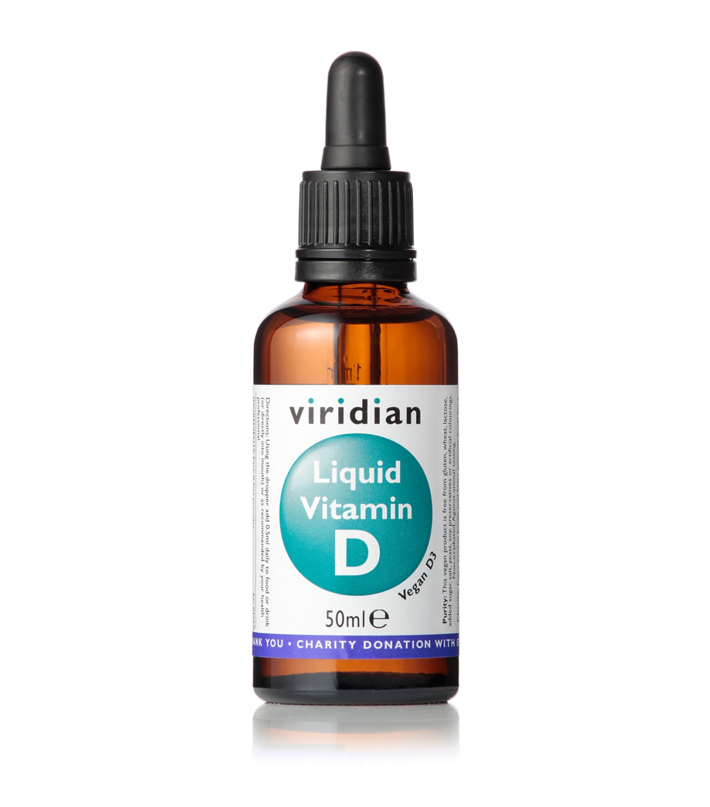 Viridian Liquid Vitamin D Drops 2000iu