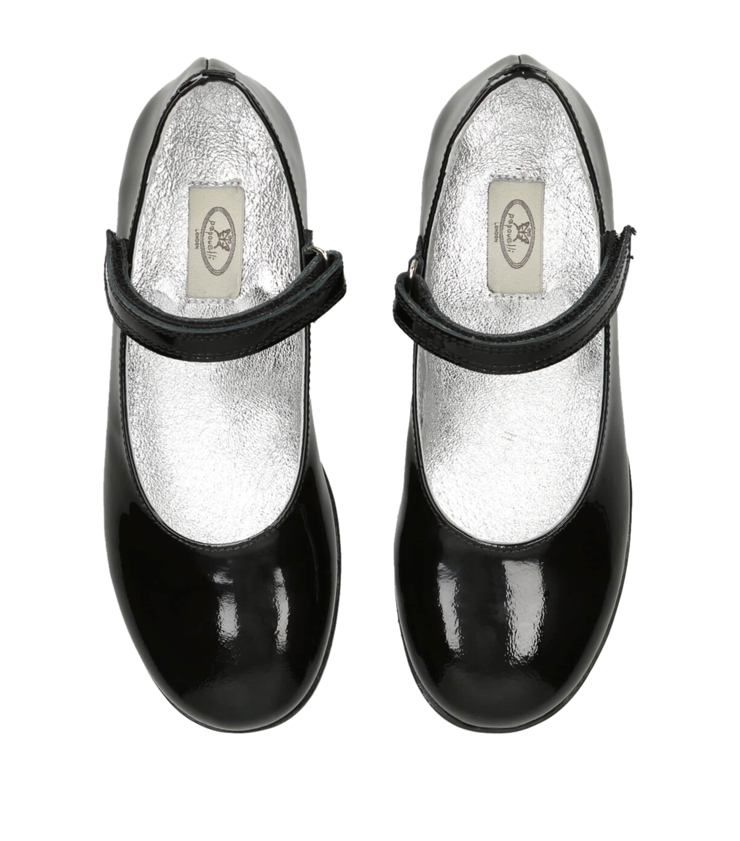 Patent Leather Evie Flats BLACK Image 4