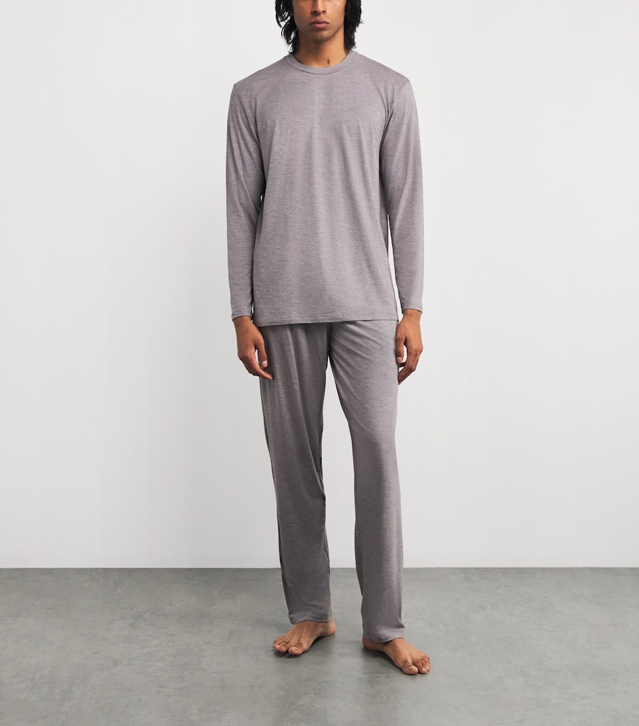 Cosy Comfort Pyjama Set 042 GREY MELANGE Image 2