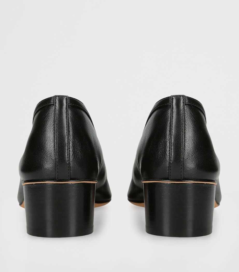 Le Monde Beryl Womens Leather Luna Pumps 30 Black Image 4