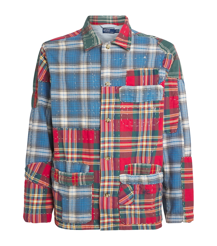 Cotton Flannel Patchwork Overshirt MULTI Image 1