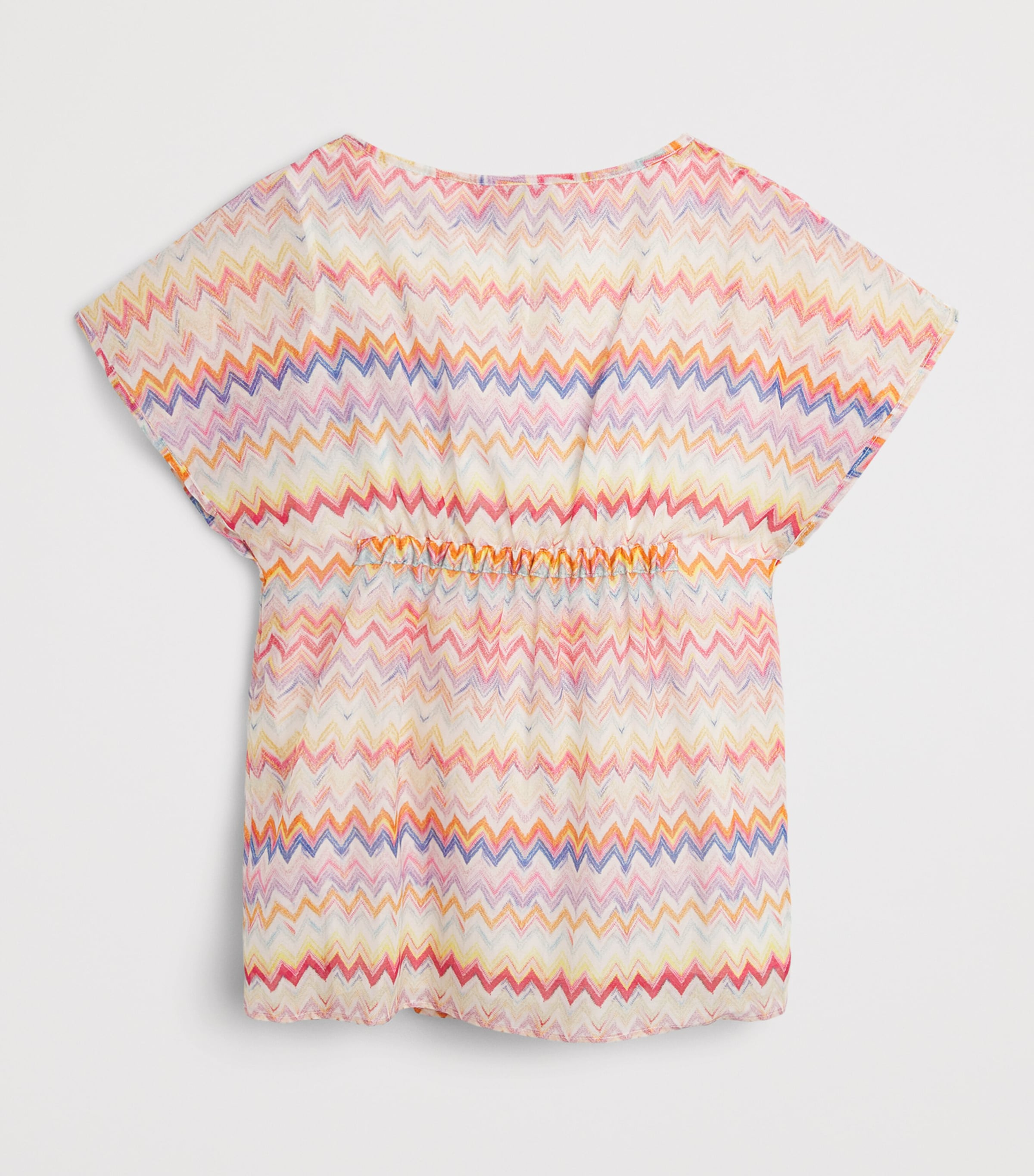 Missoni Kids Cotton-Silk Zigzag Dress (6-14 Years) Image 2