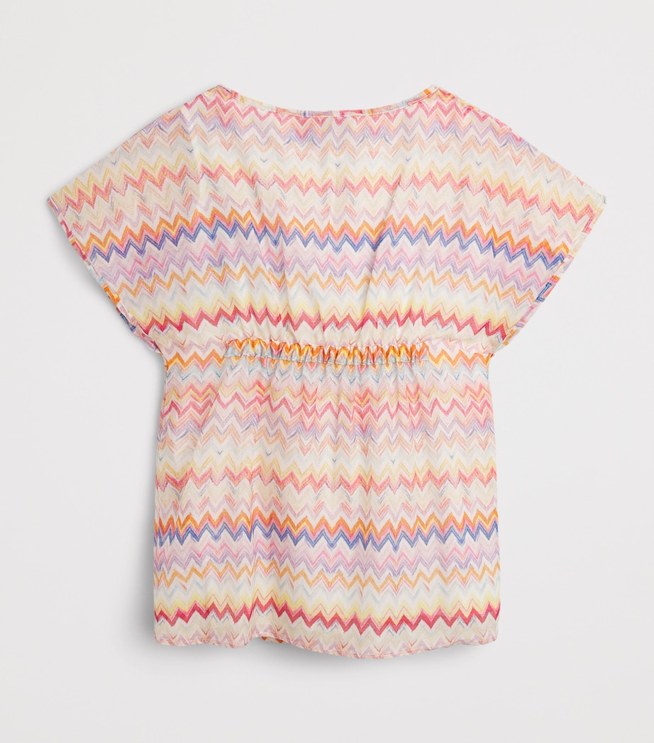 Missoni Kids Cotton-Silk Zigzag Dress (6-14 Years) Image 2