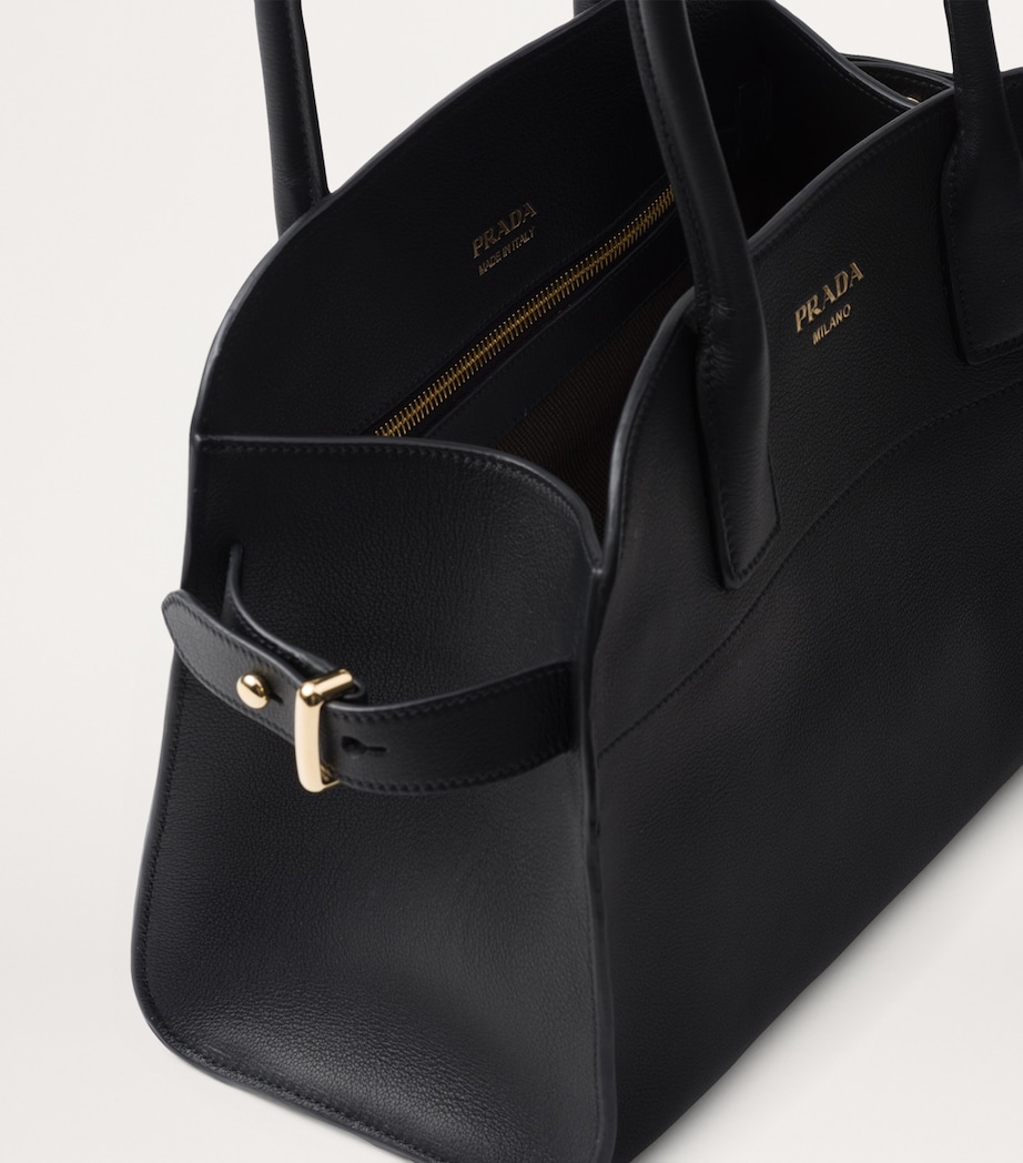 Medium Leather Tote Bag F0002 Image 8