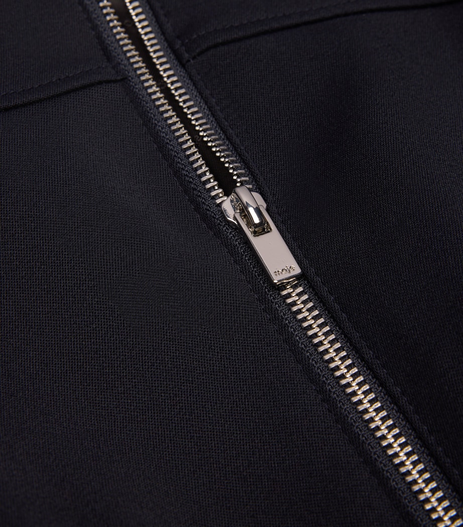 Cropped Bomber Jacket NAVY Image 2