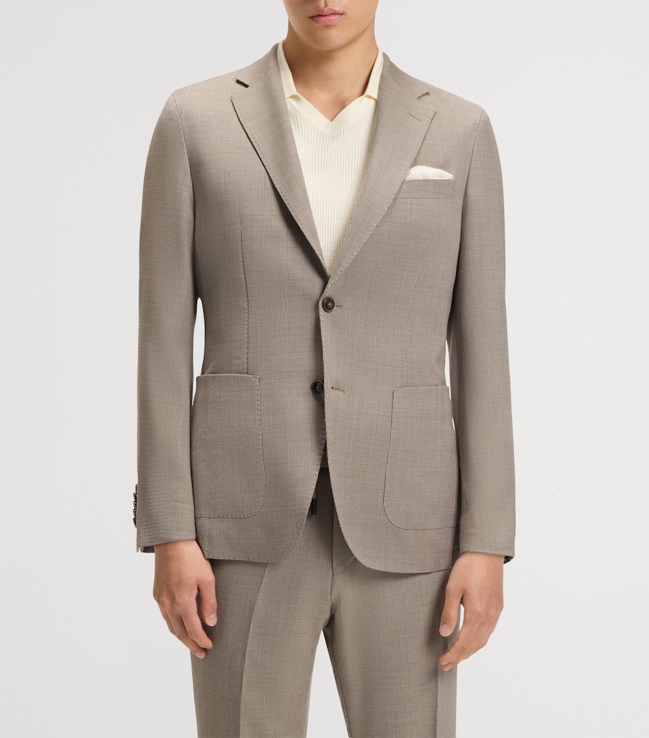 Virgin Wool-Silk Slim Fit Blazer 255 Image 4