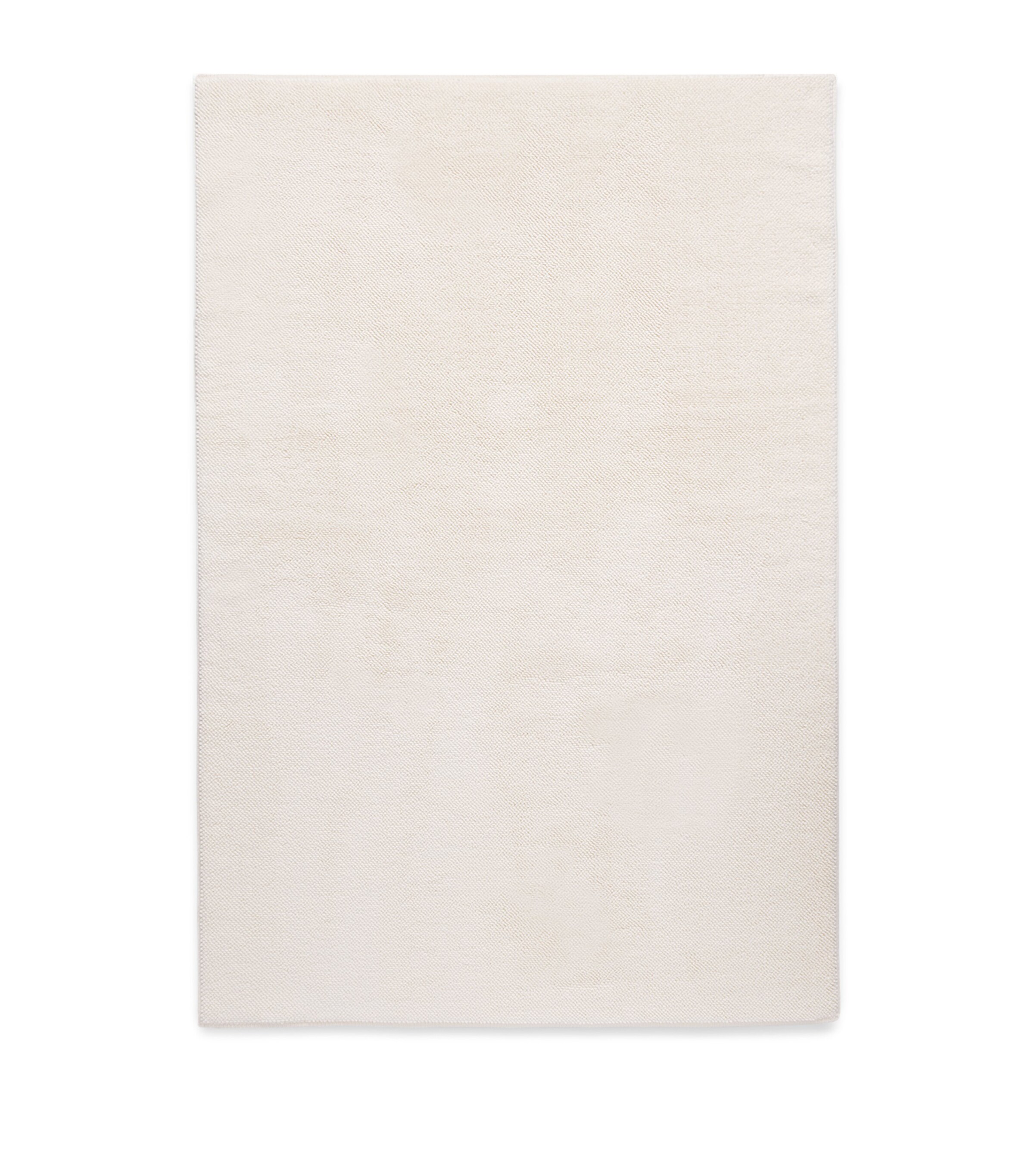 Organic Cotton Pera Woven Bath Mat (100cm x 150cm) IVORY Image 4