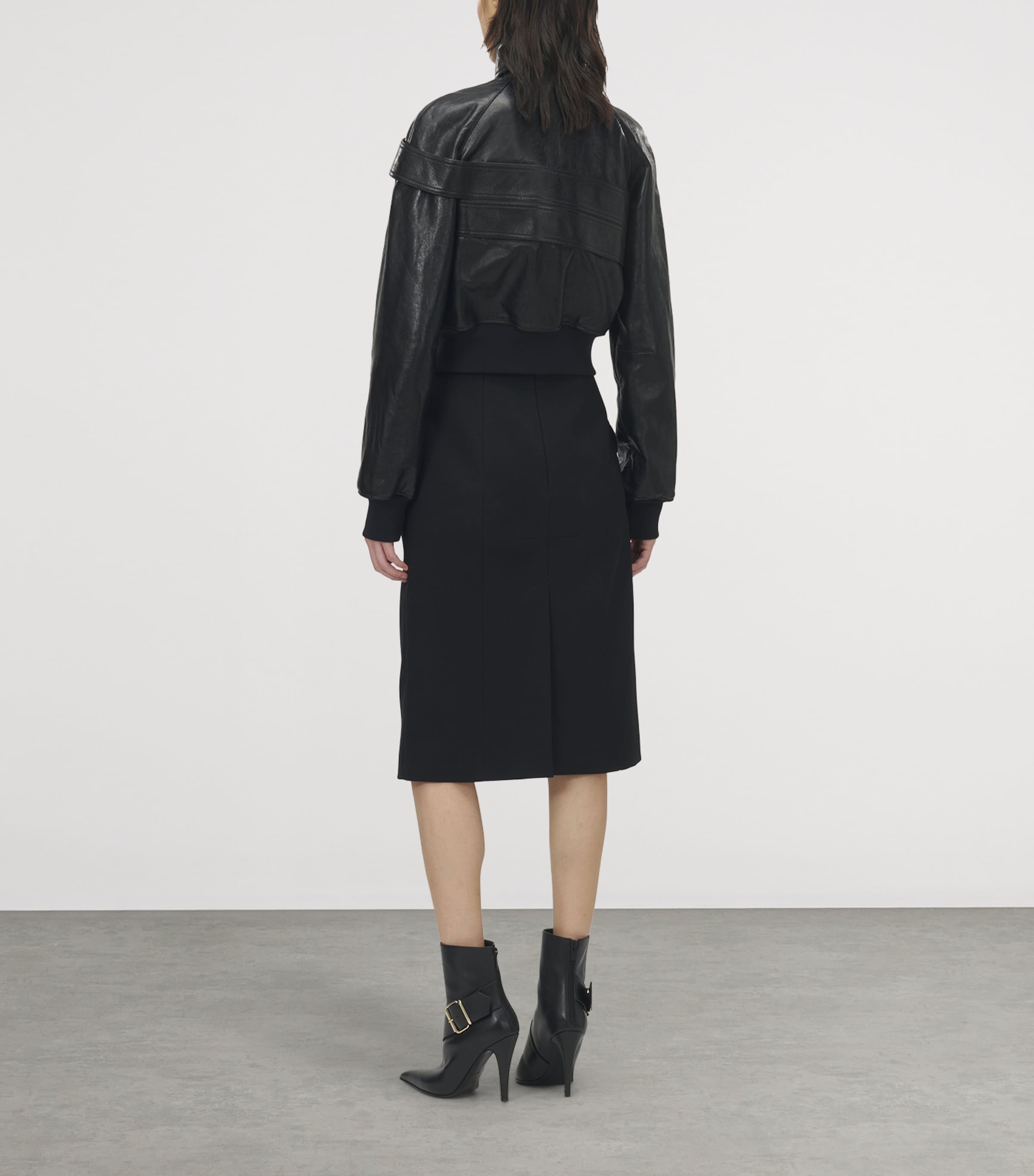 Leather Bomber Jacket 1000 Image 4