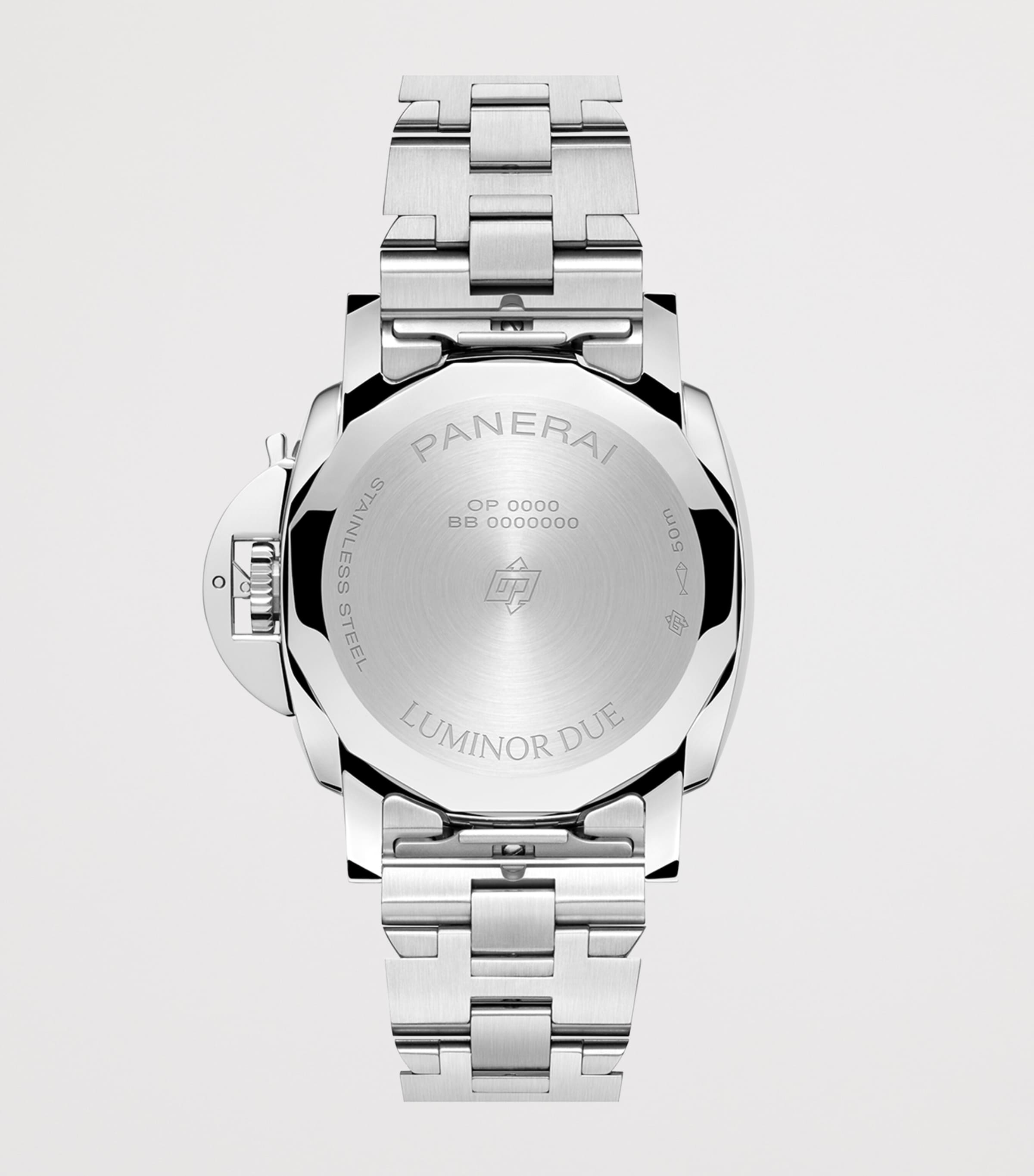 Stainless Steel Luminor Due Watch 38mm SILVER Image 2