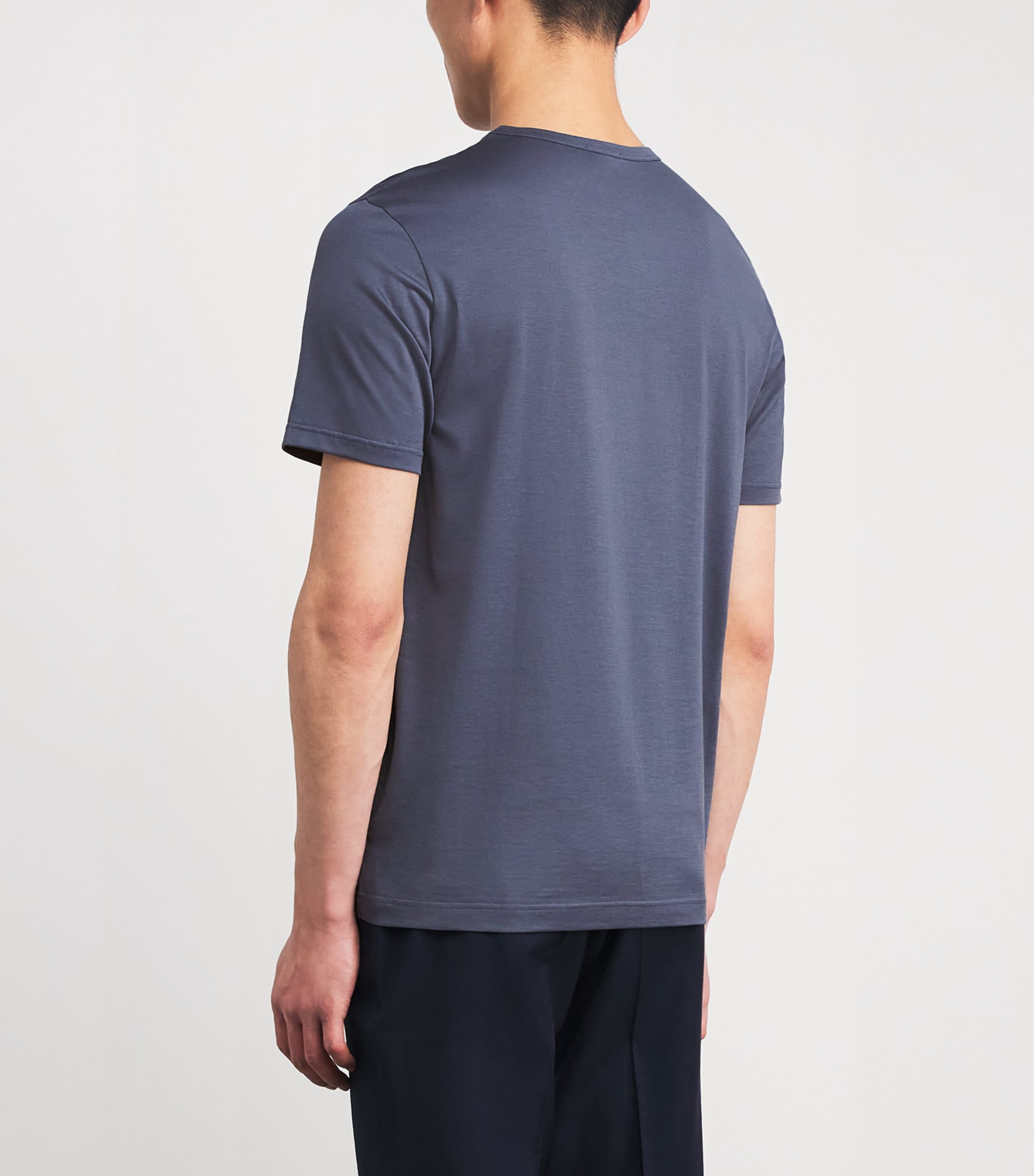 Supima Cotton Classic T-Shirt SLATE BLUE24 BUUA Image 4