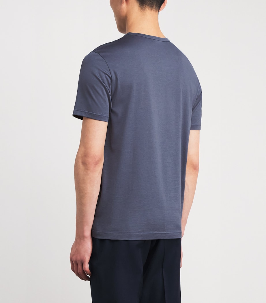Supima Cotton Classic T-Shirt SLATE BLUE24 BUUA Image 4