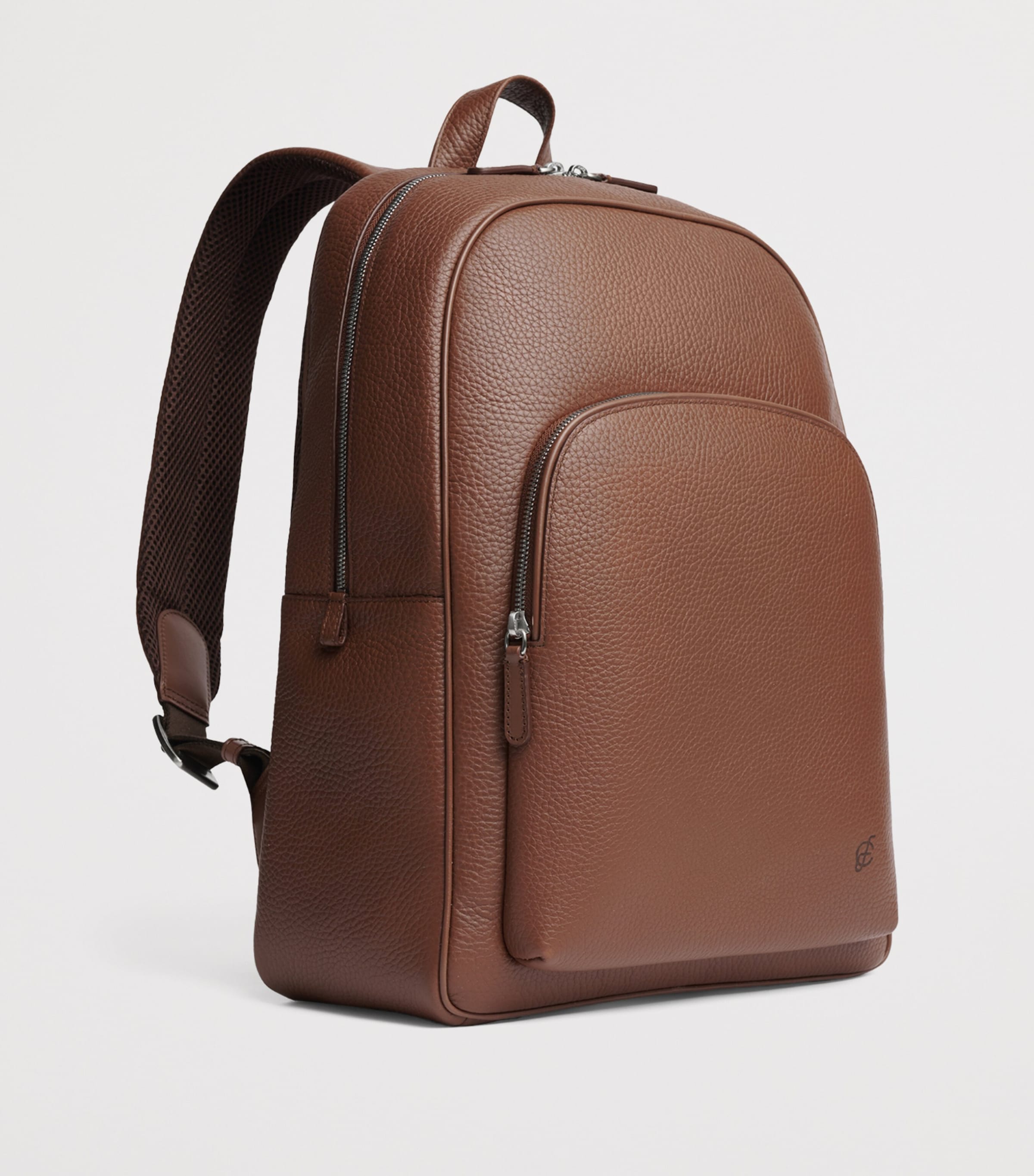 Carl Friedrik Leather Ayrton Backpack Chestnut Image 2